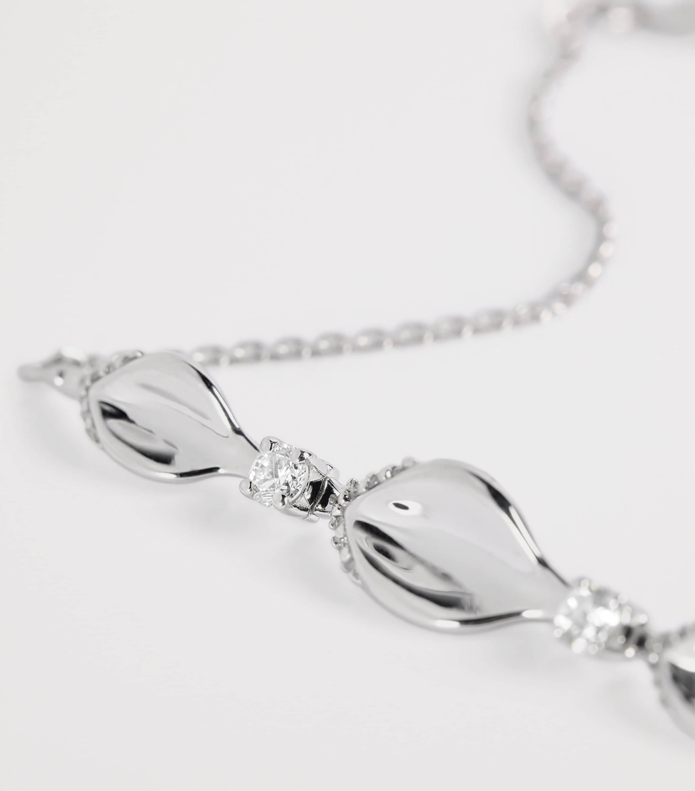 White Gold and Diamond Secret Garden Gloria Bracelet WHITE GOLD Image 4