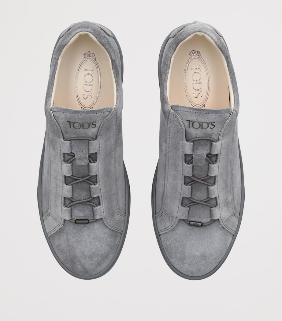 Suede Allacciata Cassetta Sneakers GREY Image 4
