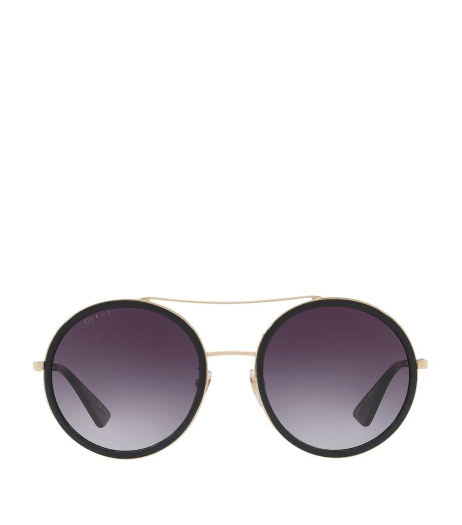 Metal Round Sunglasses GREY Image 1