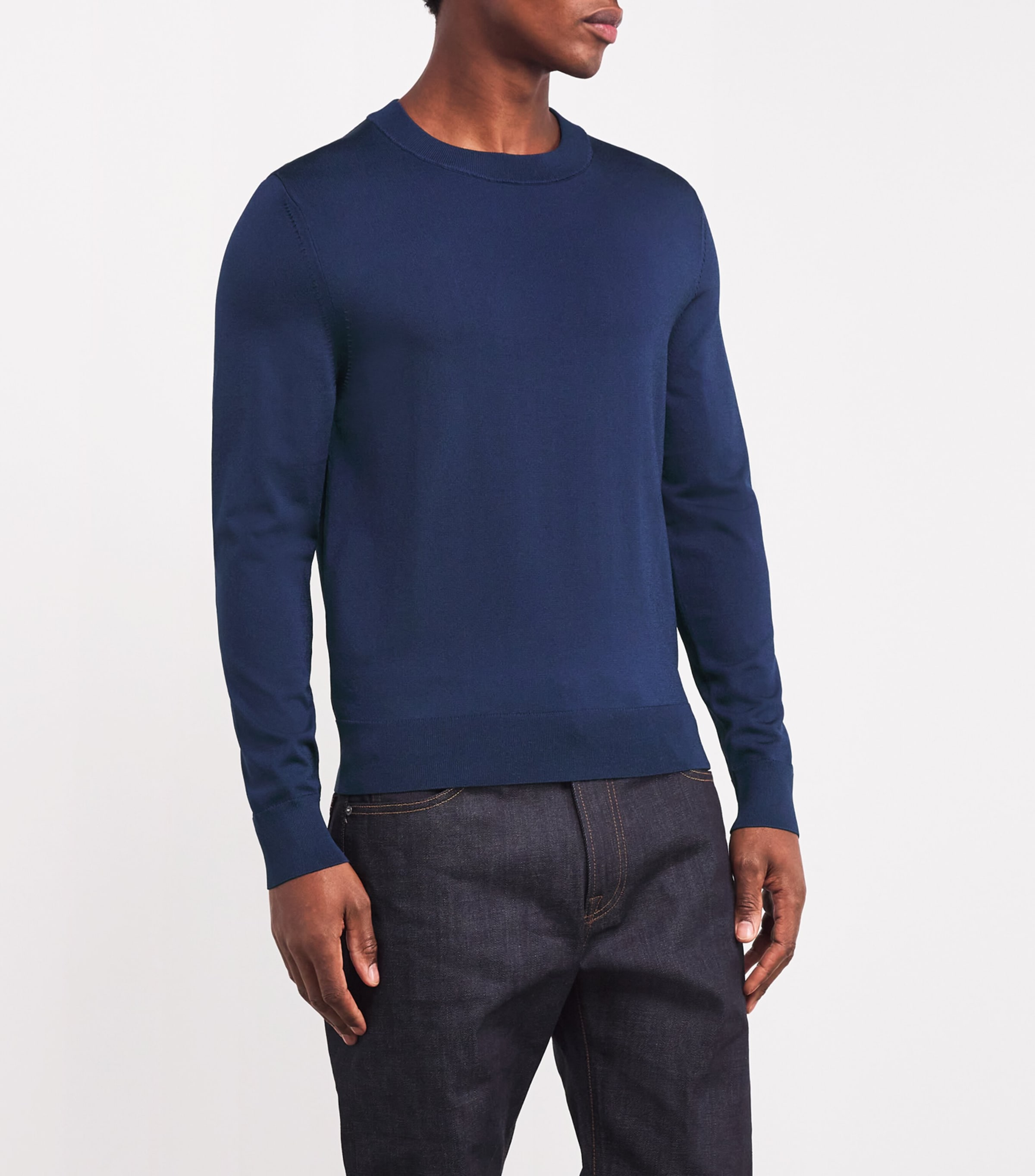 Knitted Sweatshirt ROYAL BLUE Image 3
