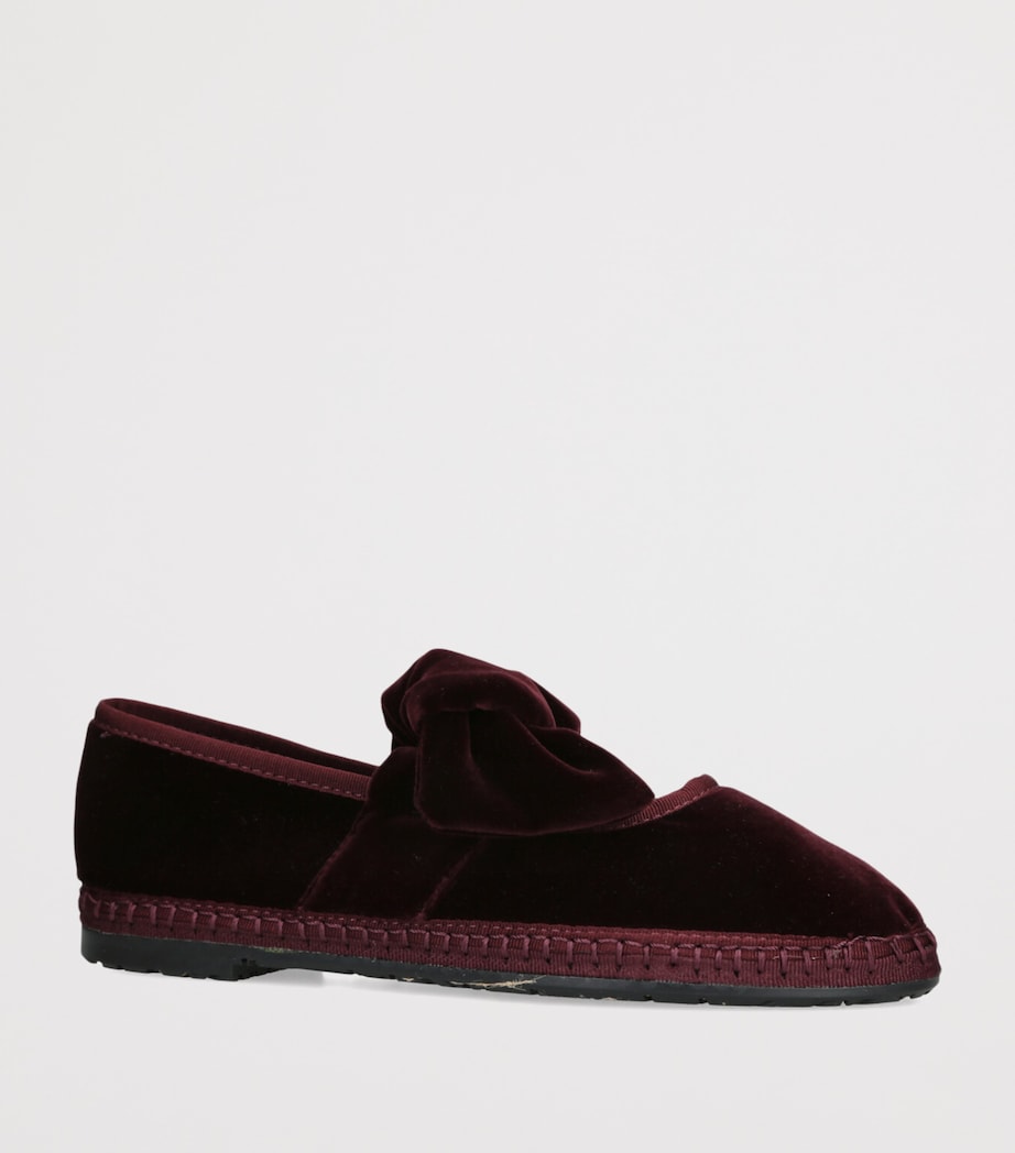 Velvet Lyra Espadrilles WINE Image 3