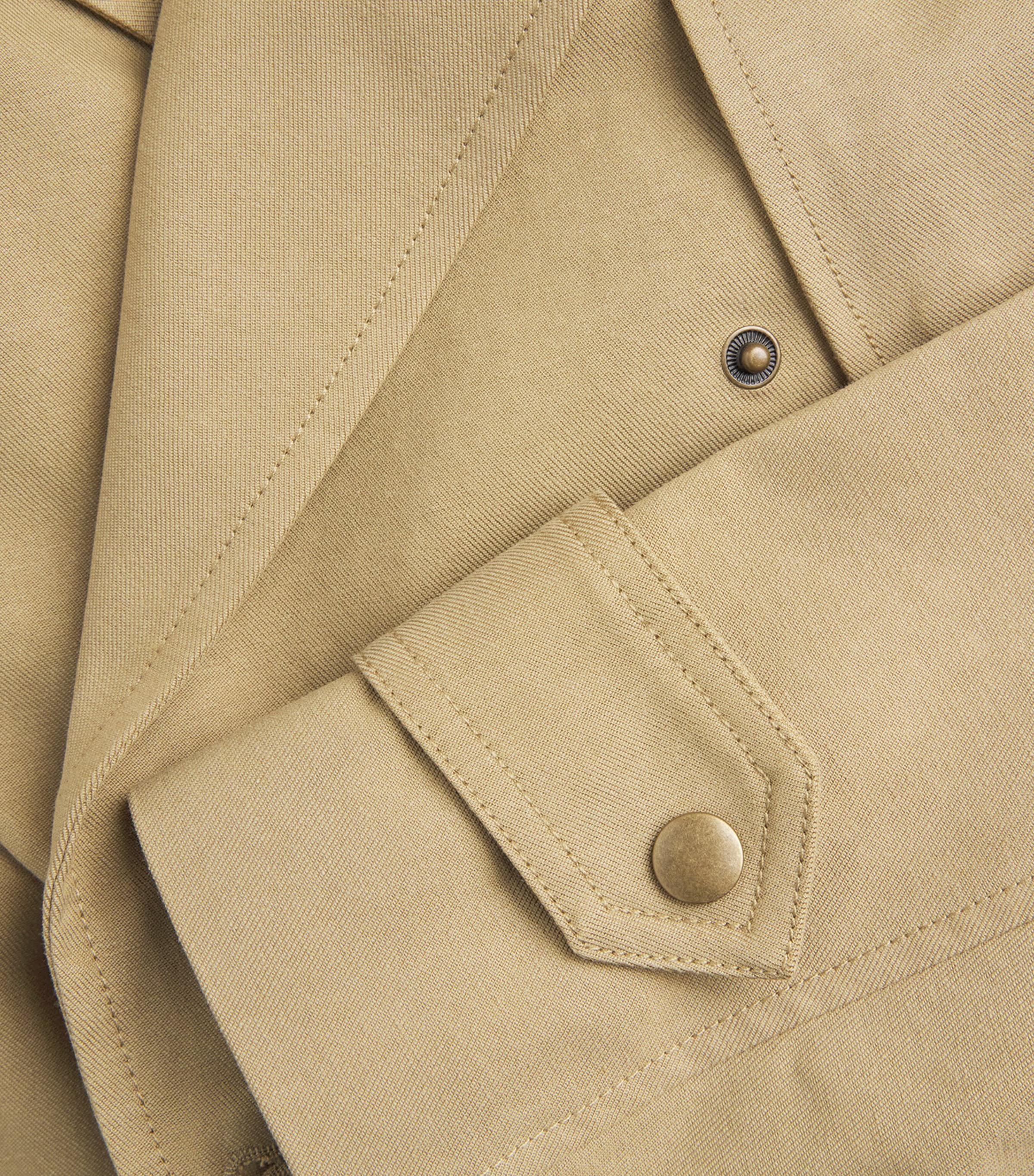 Twill Cropped Orsina Jacket KHAKI Image 5