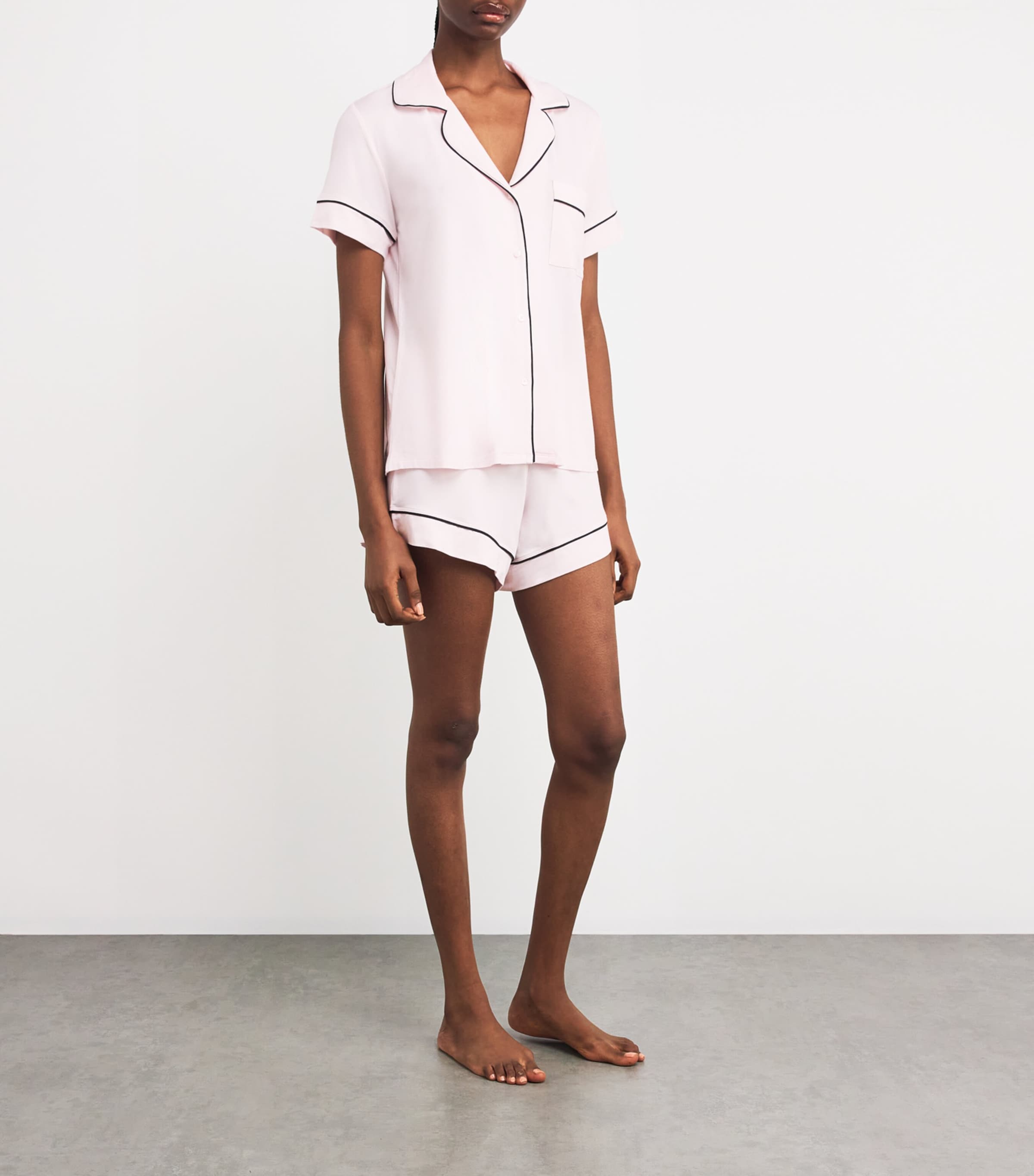 Gisele Short Pyjama Set SORBET/BLACK Image 2