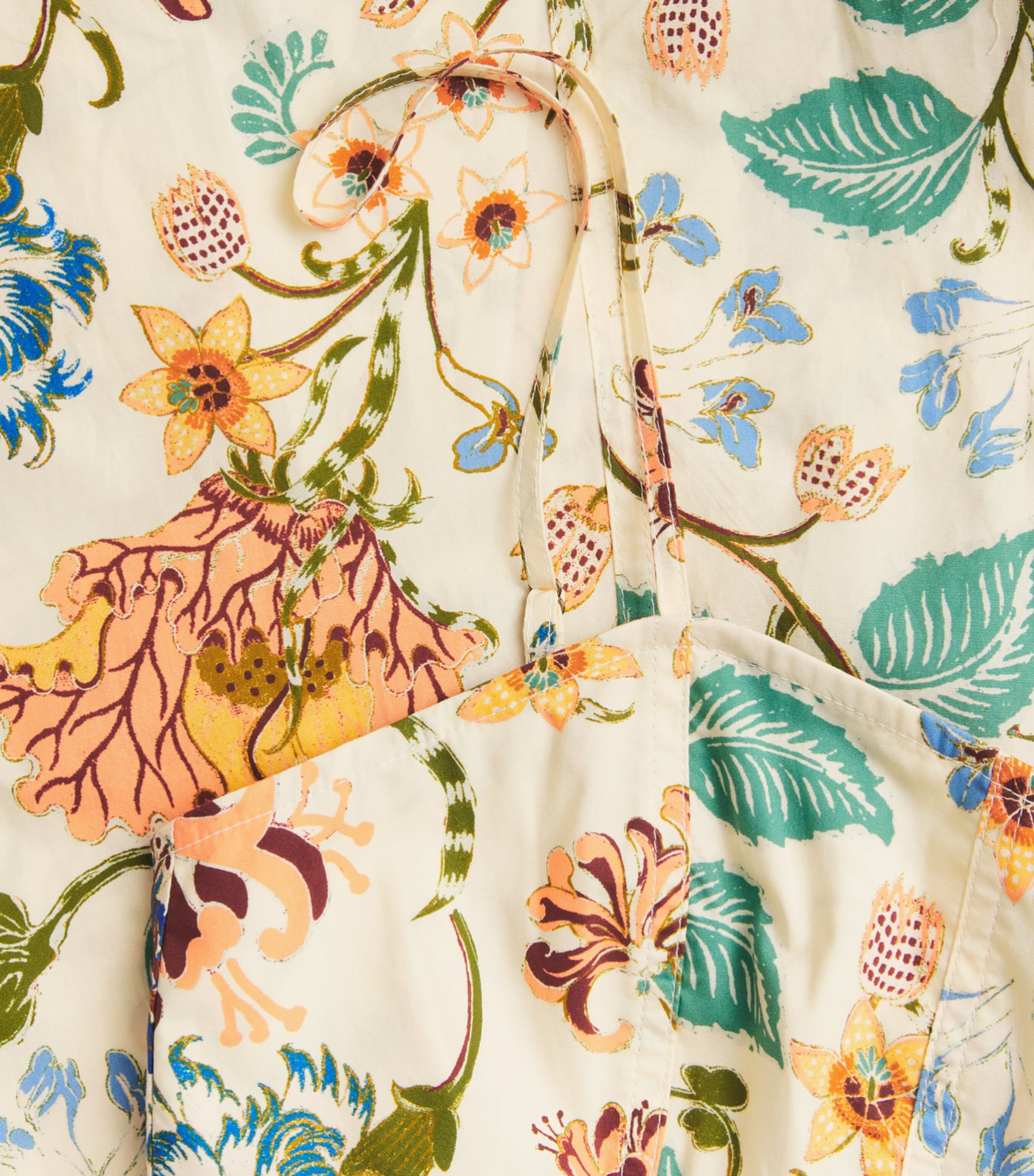 Ulla Johnson Womens Cotton Fiora Floral Midi Dress Abalone Image 6