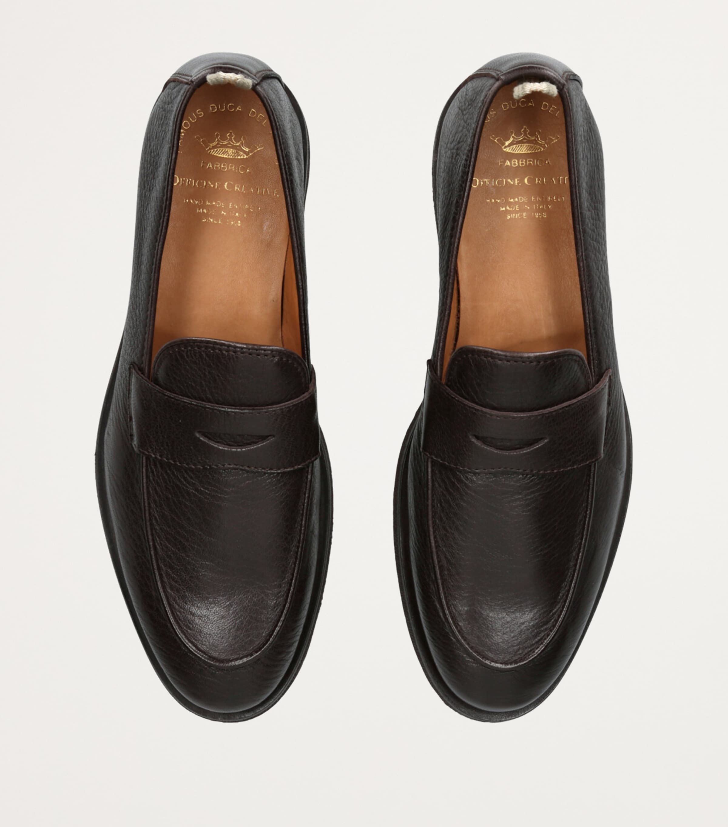 Leather Opera Flexi Loafers BROWN Image 4