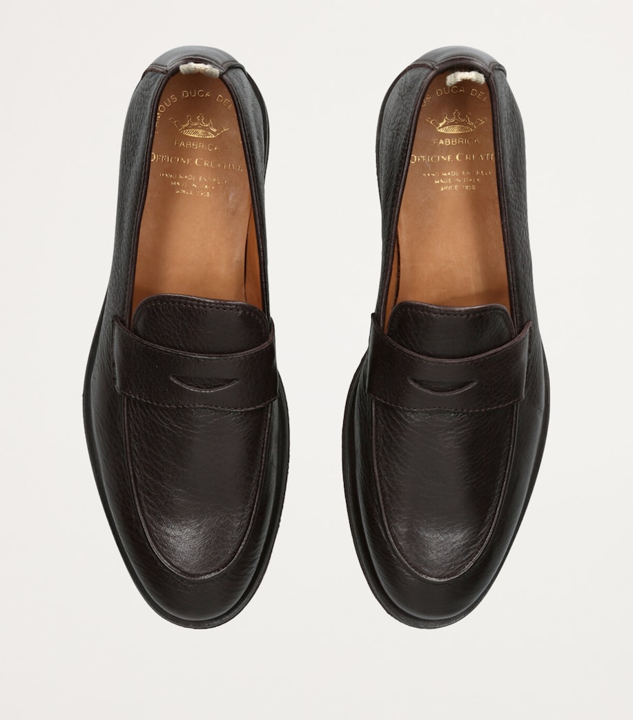 Leather Opera Flexi Loafers BROWN Image 4