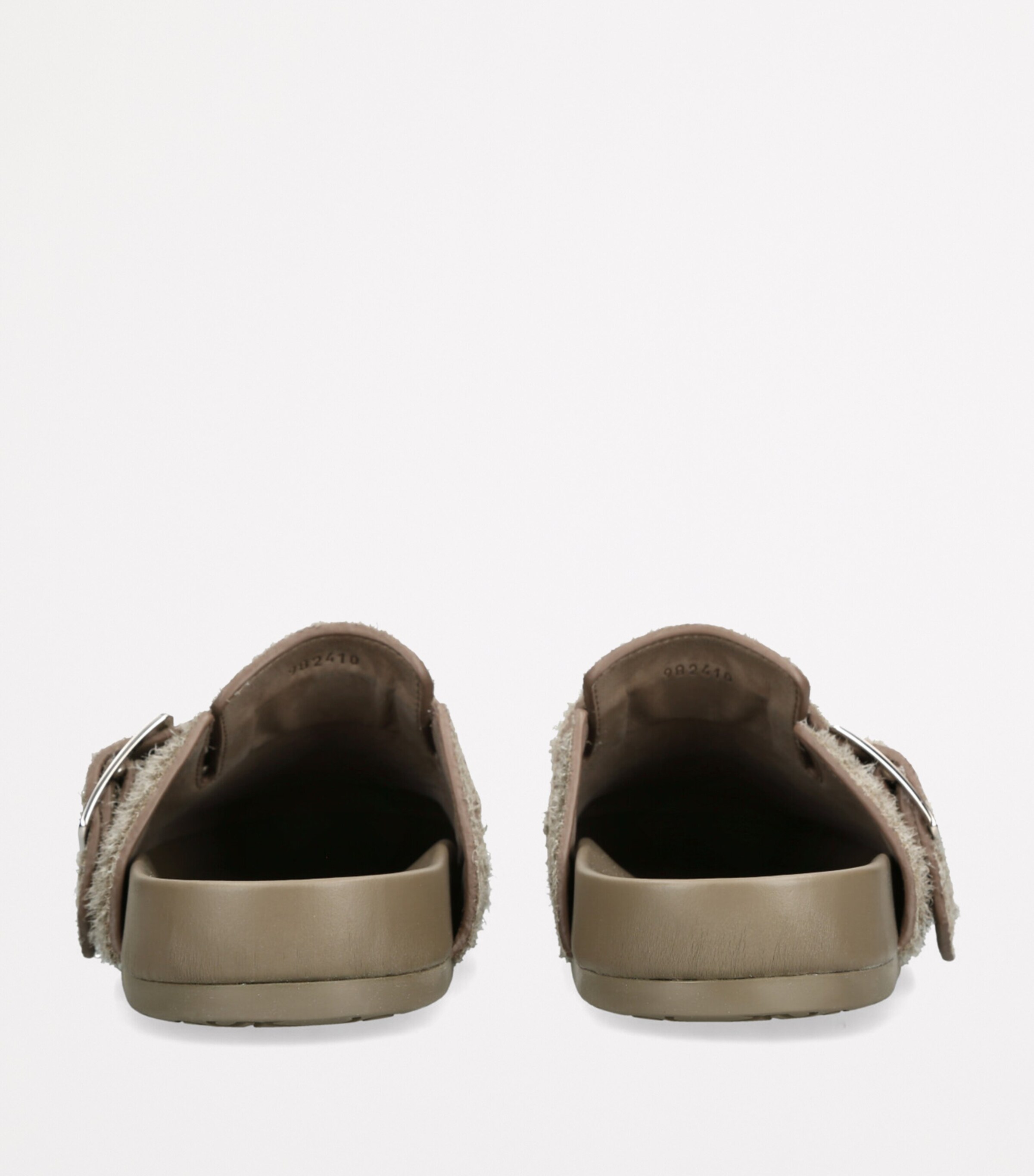 Suede Ease Mules GREEN Image 2