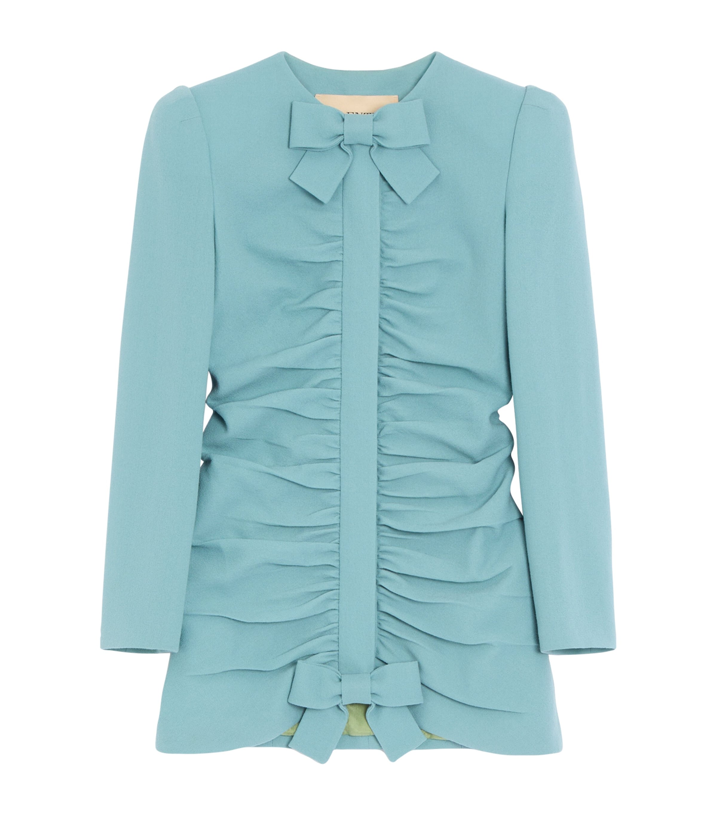 Virgin Wool Ruched Jacket FKY Image 1