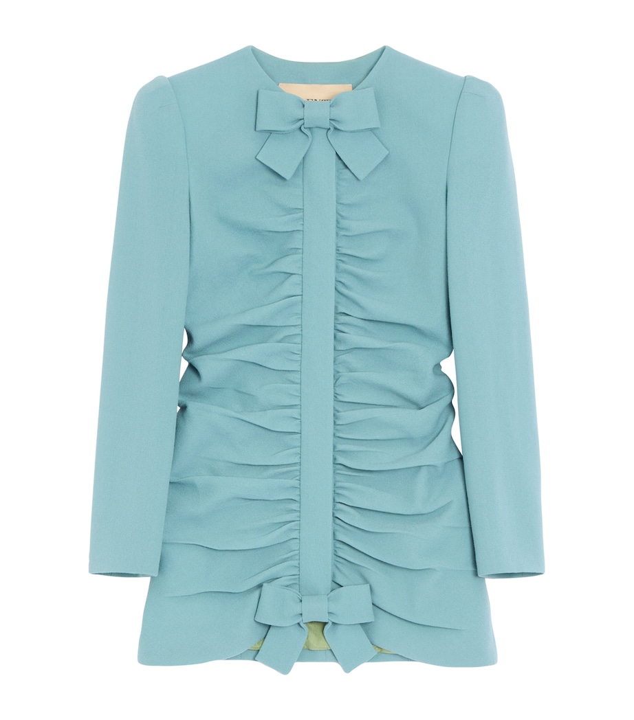 Virgin Wool Ruched Jacket FKY Image 1