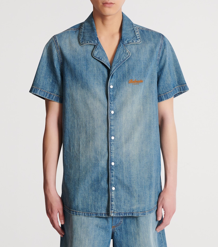 Denim Pyjama Shirt 6EW BLEU DENIM Image 3