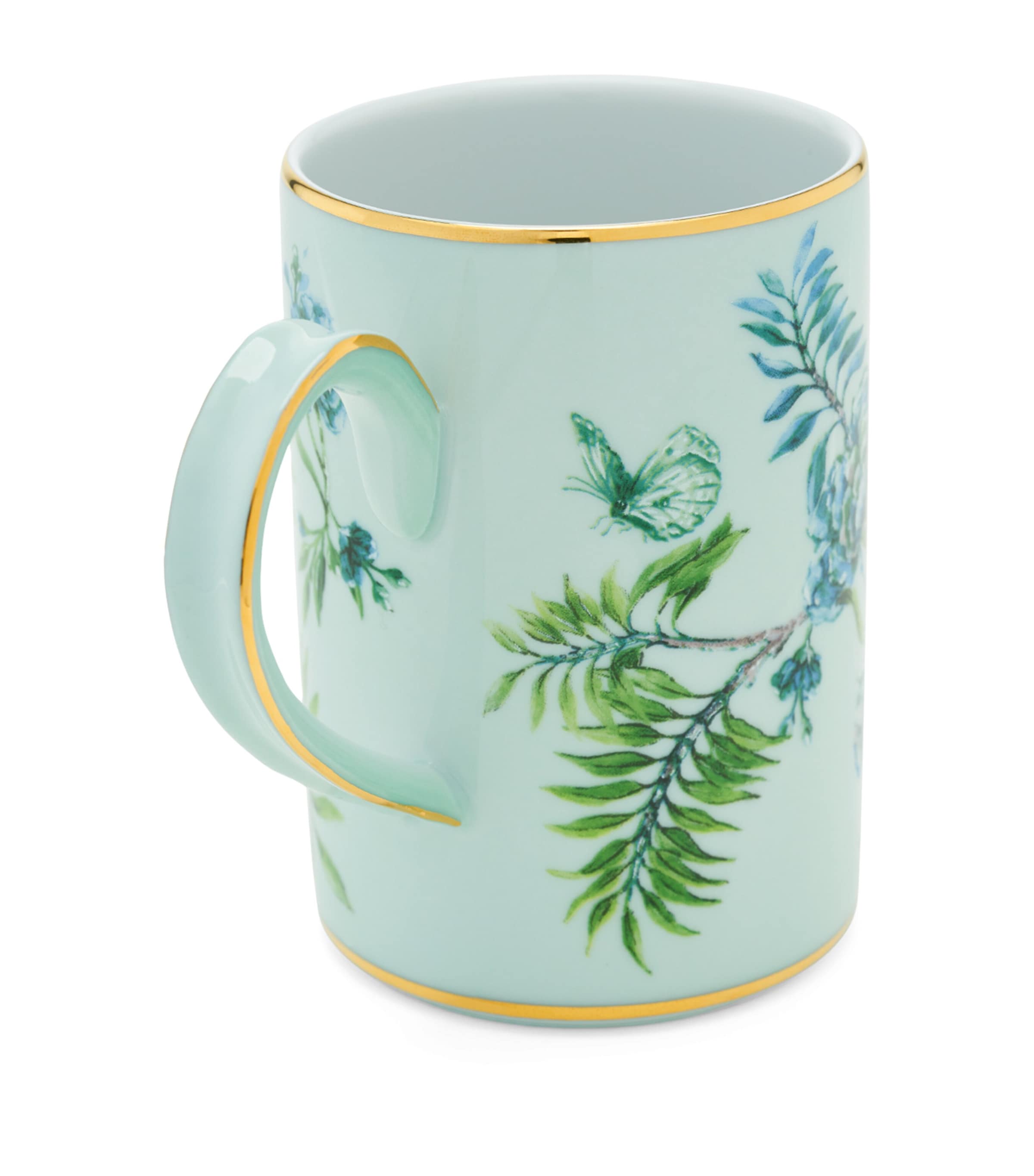 Porcelain Secret Garden Mug KELLY GREEN Image 3