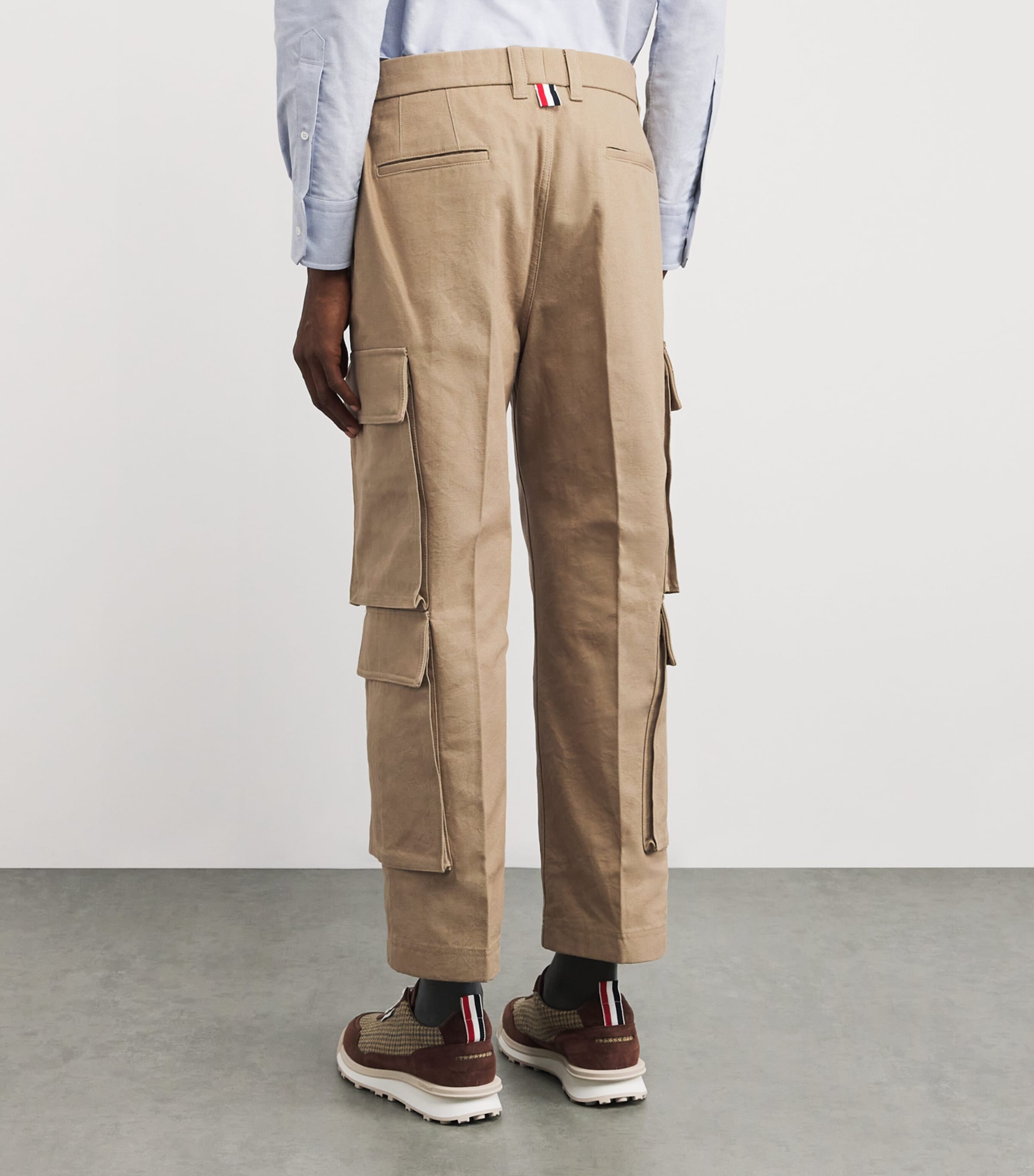 Cotton Cargo Trousers CAMEL Image 4