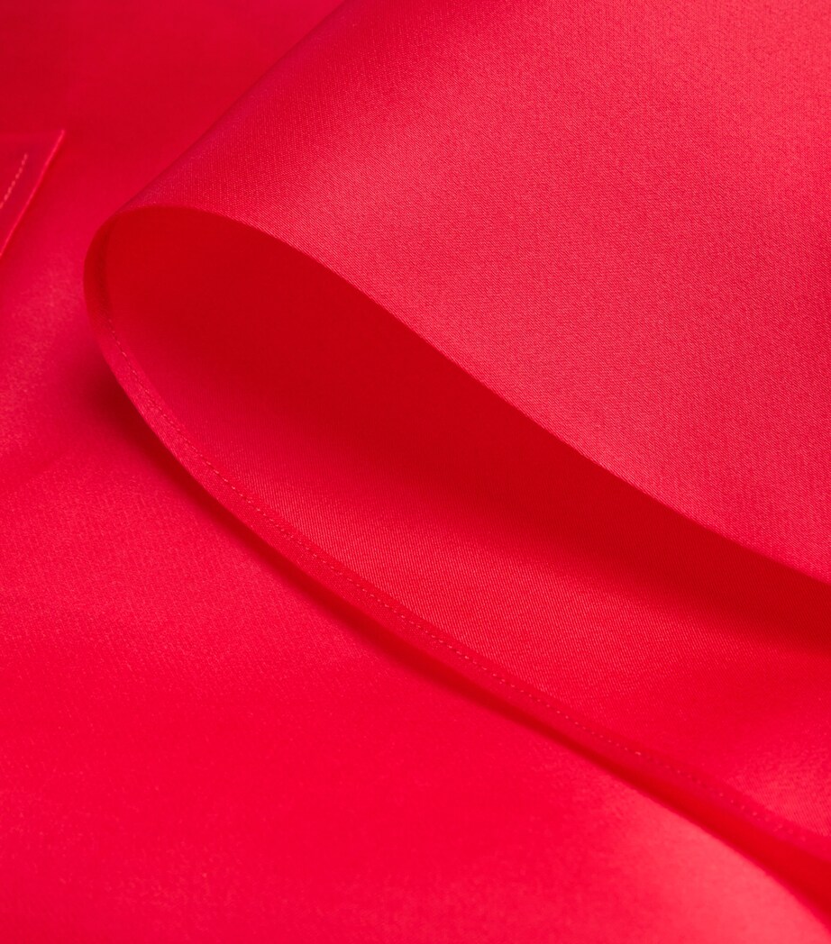 Silk Lucian Pencil Midi Skirt 625 RASPBERRY Image 5