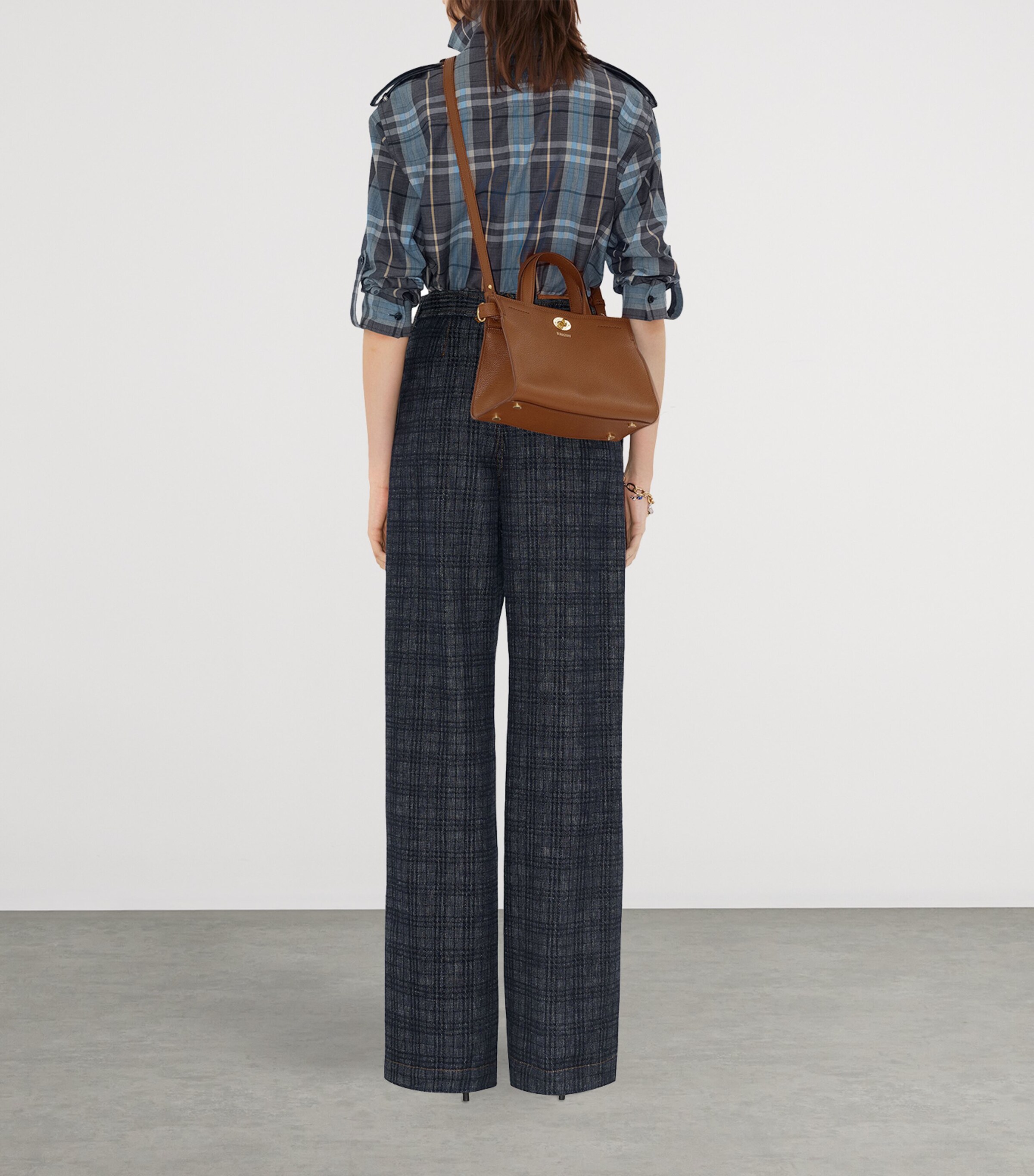 Mini Calfskin Cotswolds Tote Bag HAZEL Image 3