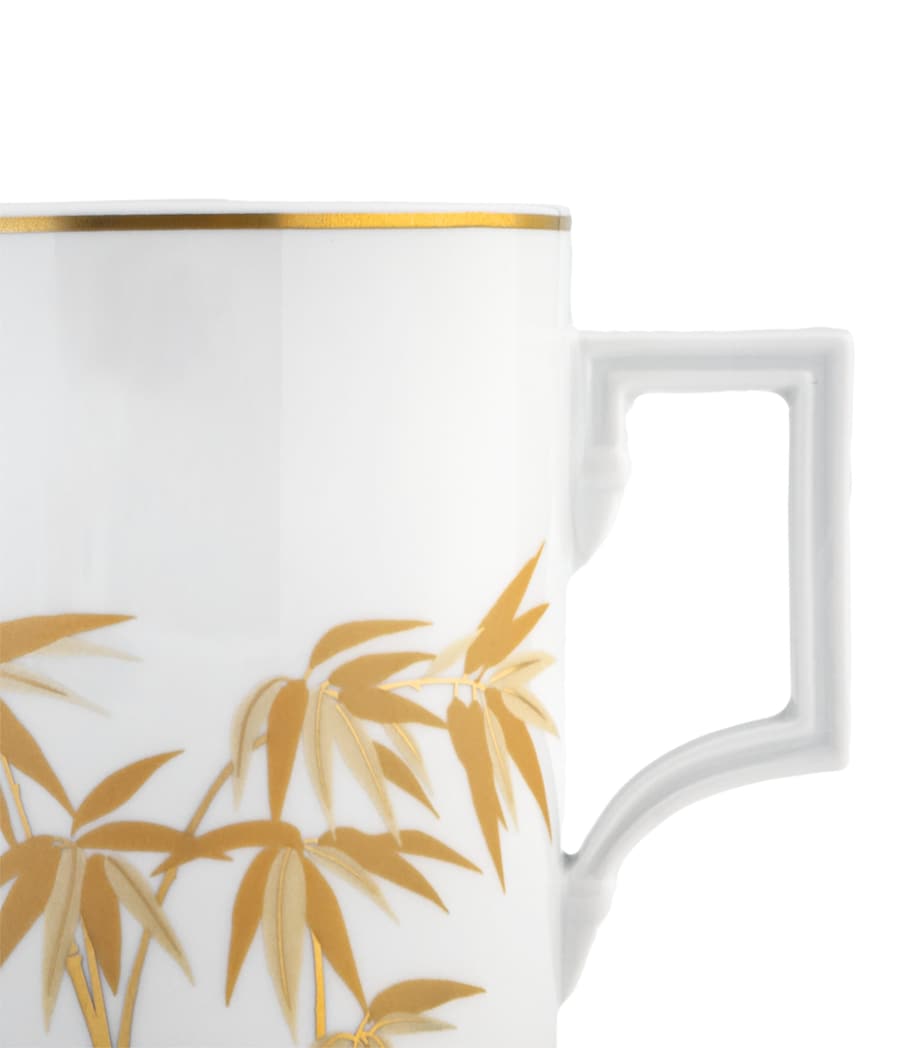 Porcelain Golden Bamboo Mug (250ml) NO COLOUR Image 3