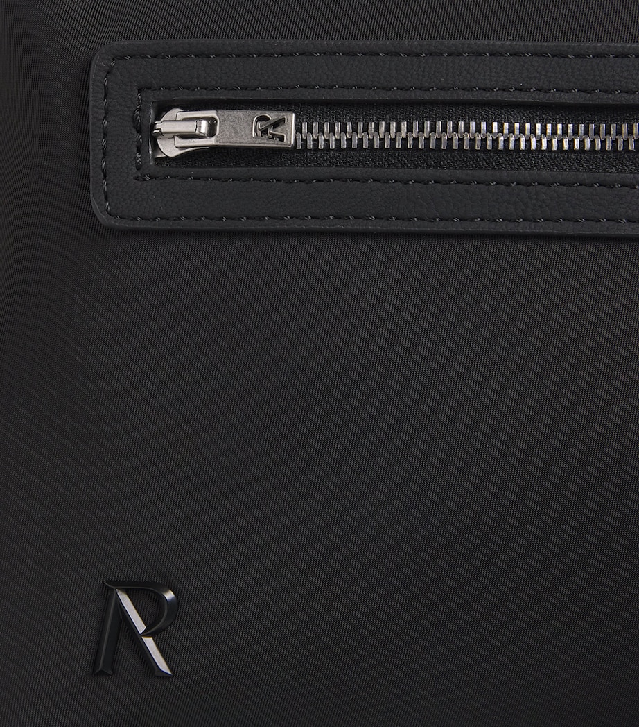 Nylon Cross-Body Bag BLACK Image 6