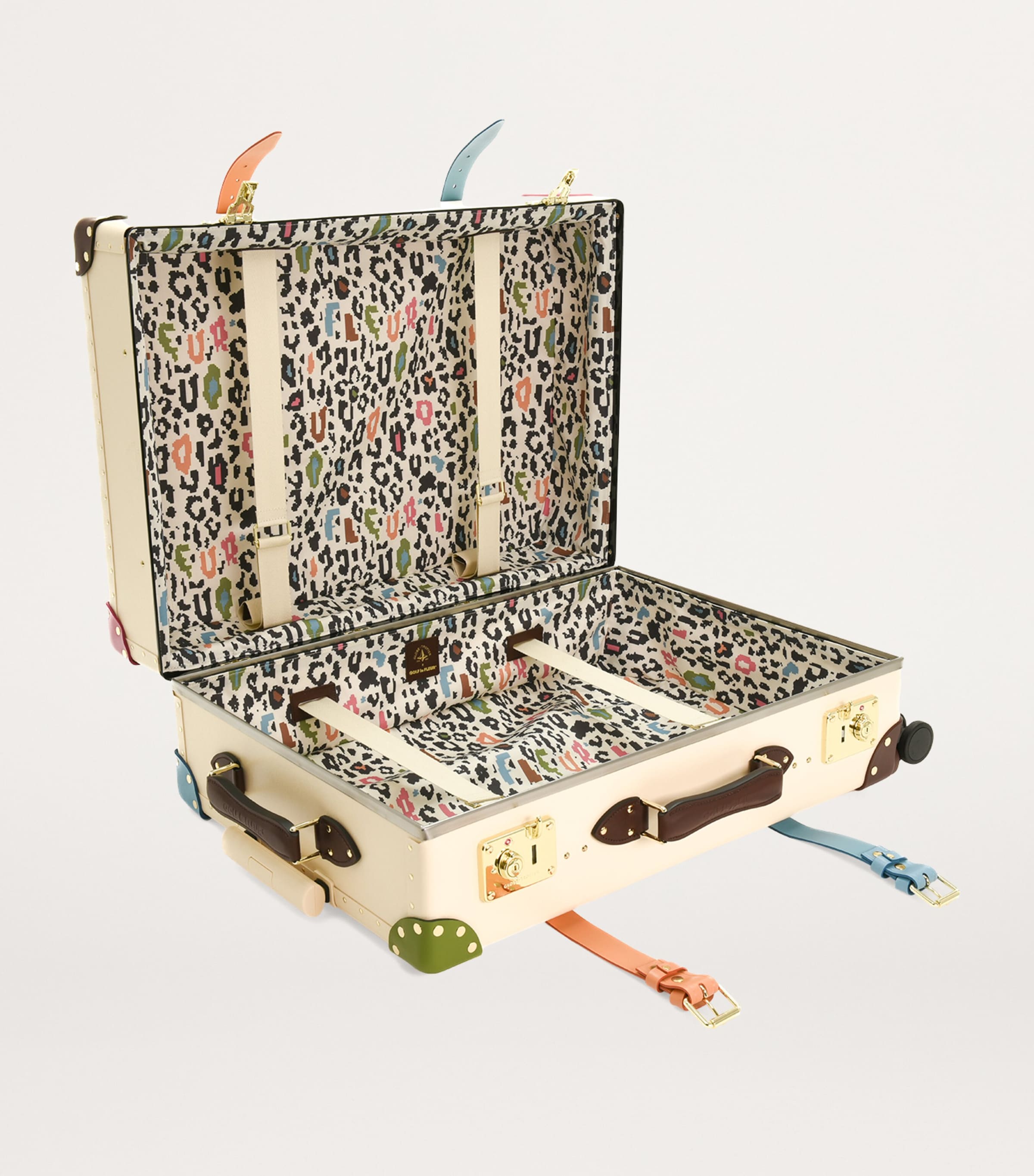 x GOLF Le FLEUR* Large 4-Wheel Suitcase (56cm) IVORY Image 5