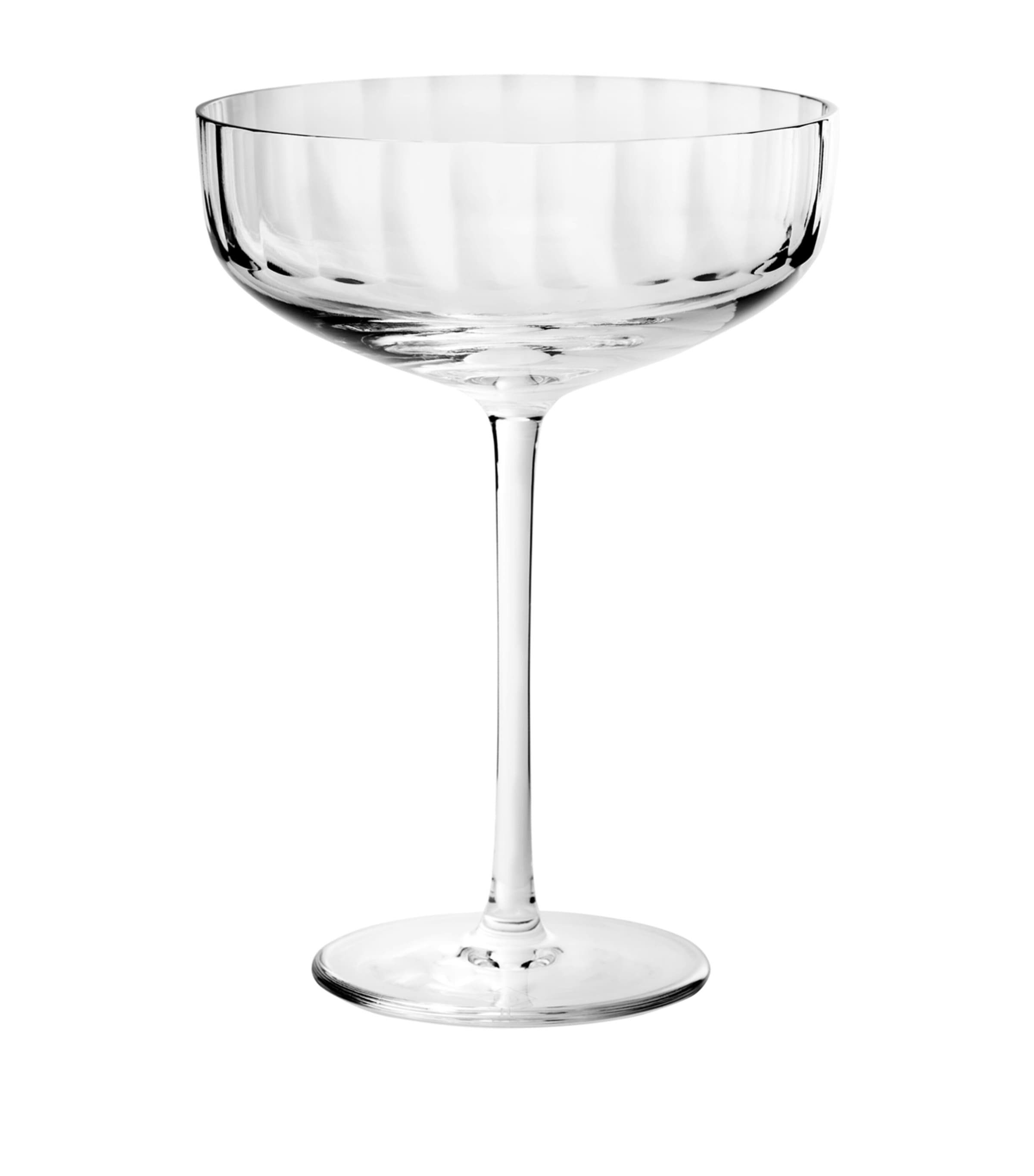 Shop Richard Brendon Large Fluted Coupe In Clear