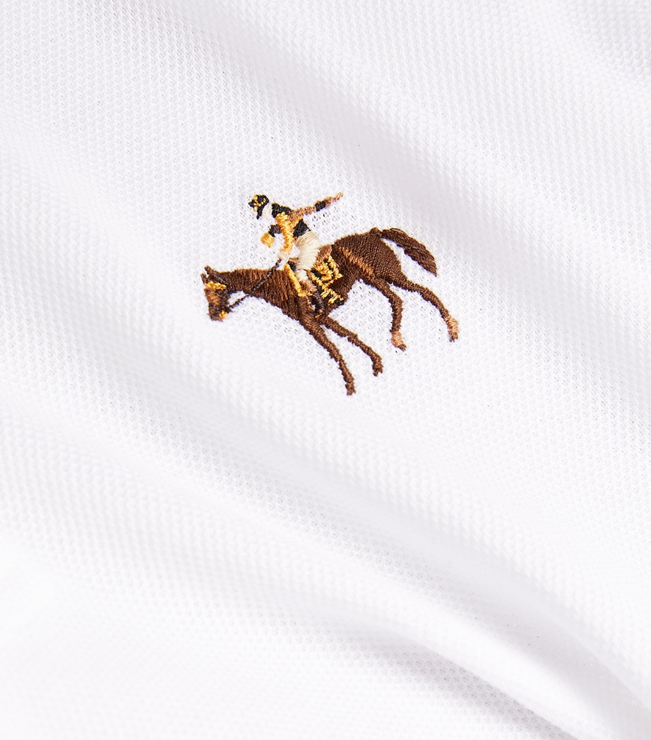 Cotton Logo Polo Shirt CLS WHT/ Image 5