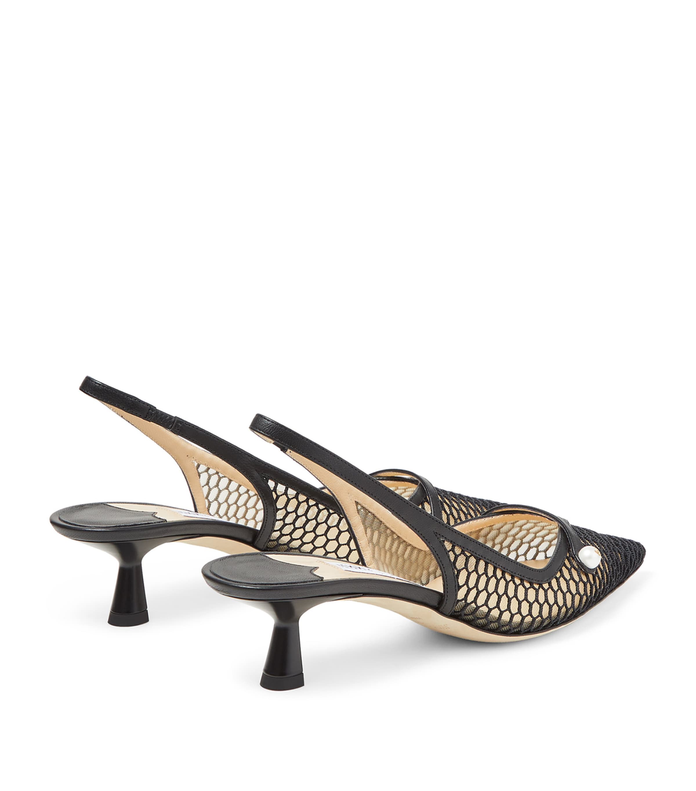 Amita 45 Slingback Pumps BLACK/BLACK Image 5