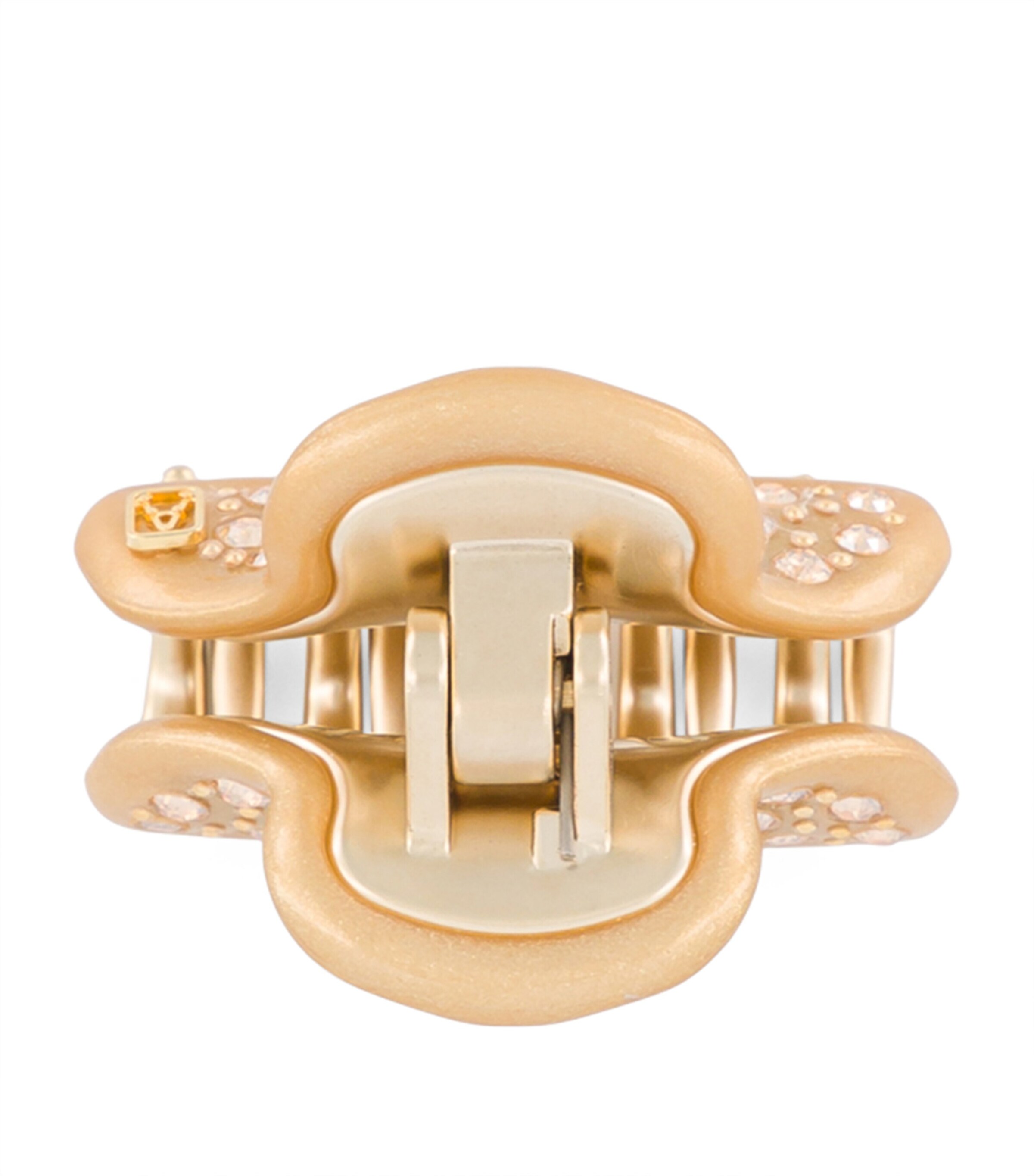 Alexandre de Paris Gold-Plated Crystal-Embellished Claw Hair Clip