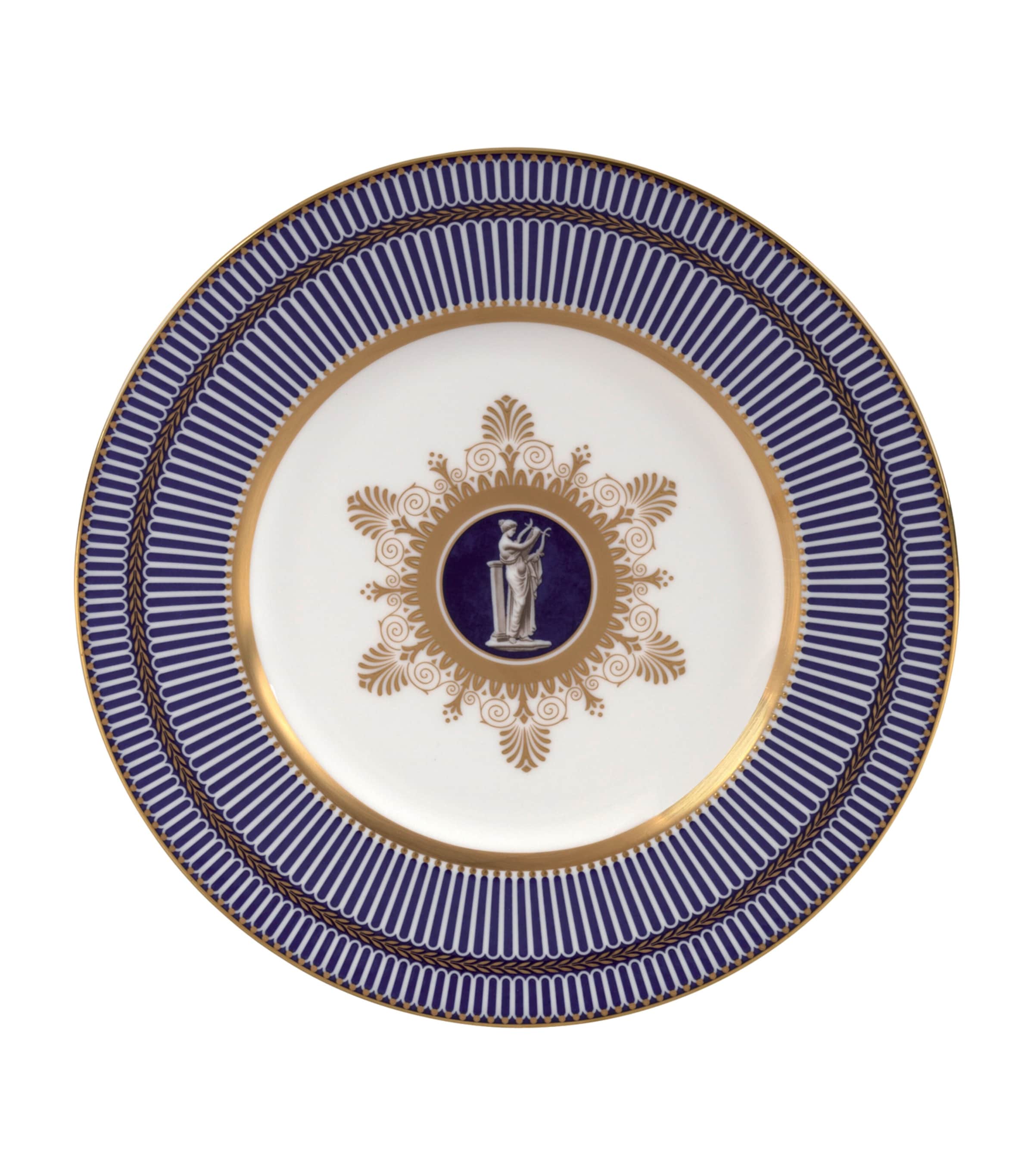 WEDGWOOD PRESTIGE ANTHEMION BLUE PLATE