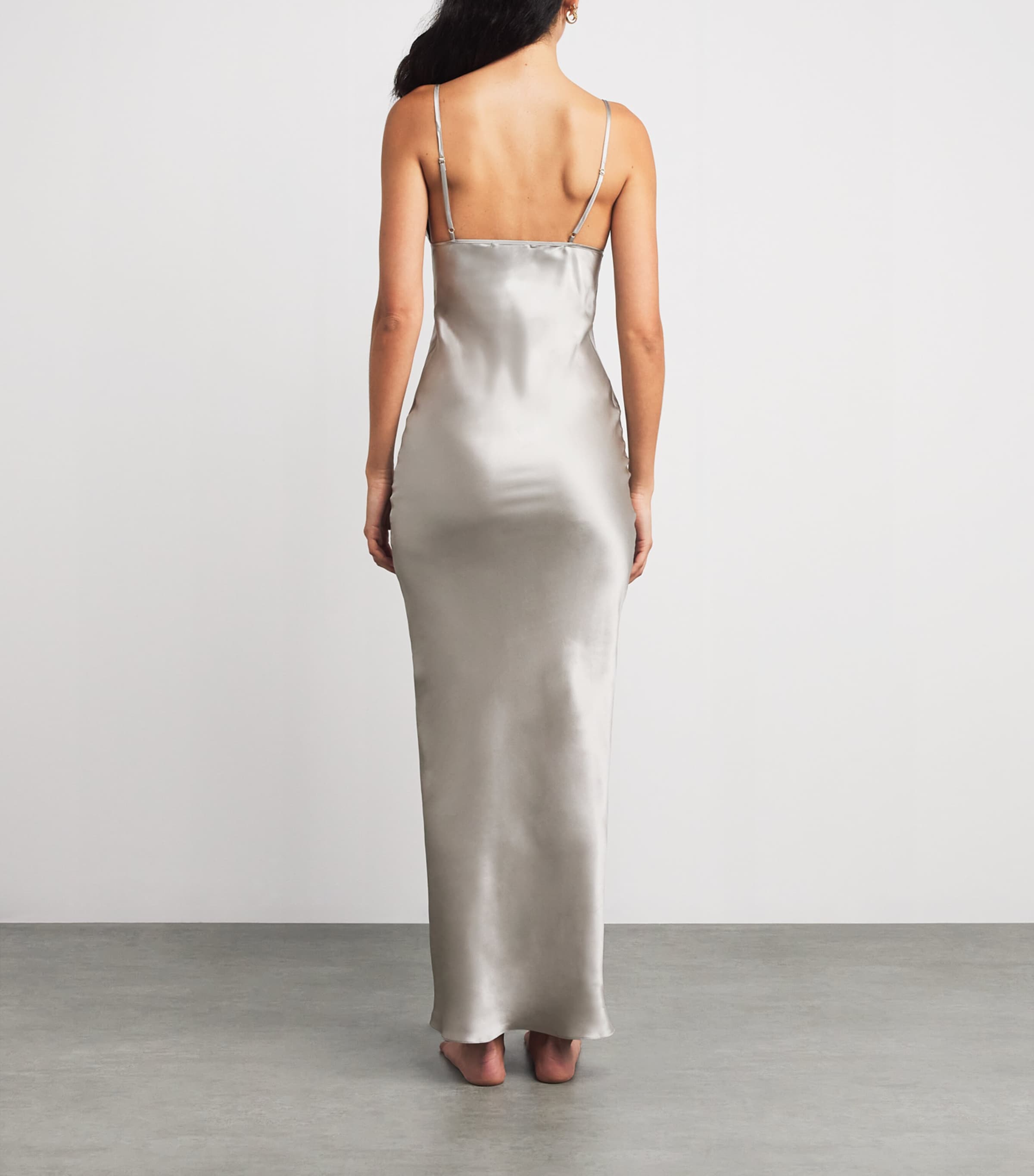 Silk Written In The Stars Nightdress SIREN SILVER Image 4