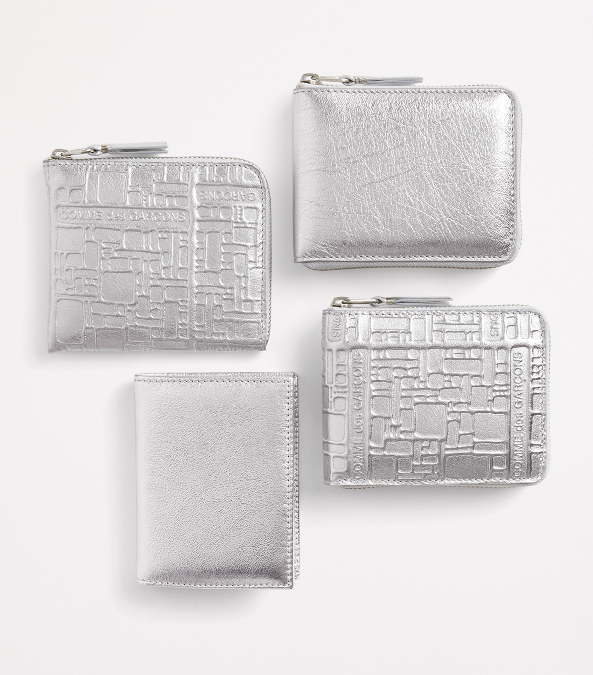 Comme Des Garçons Wallet Leather Folding Card Holder