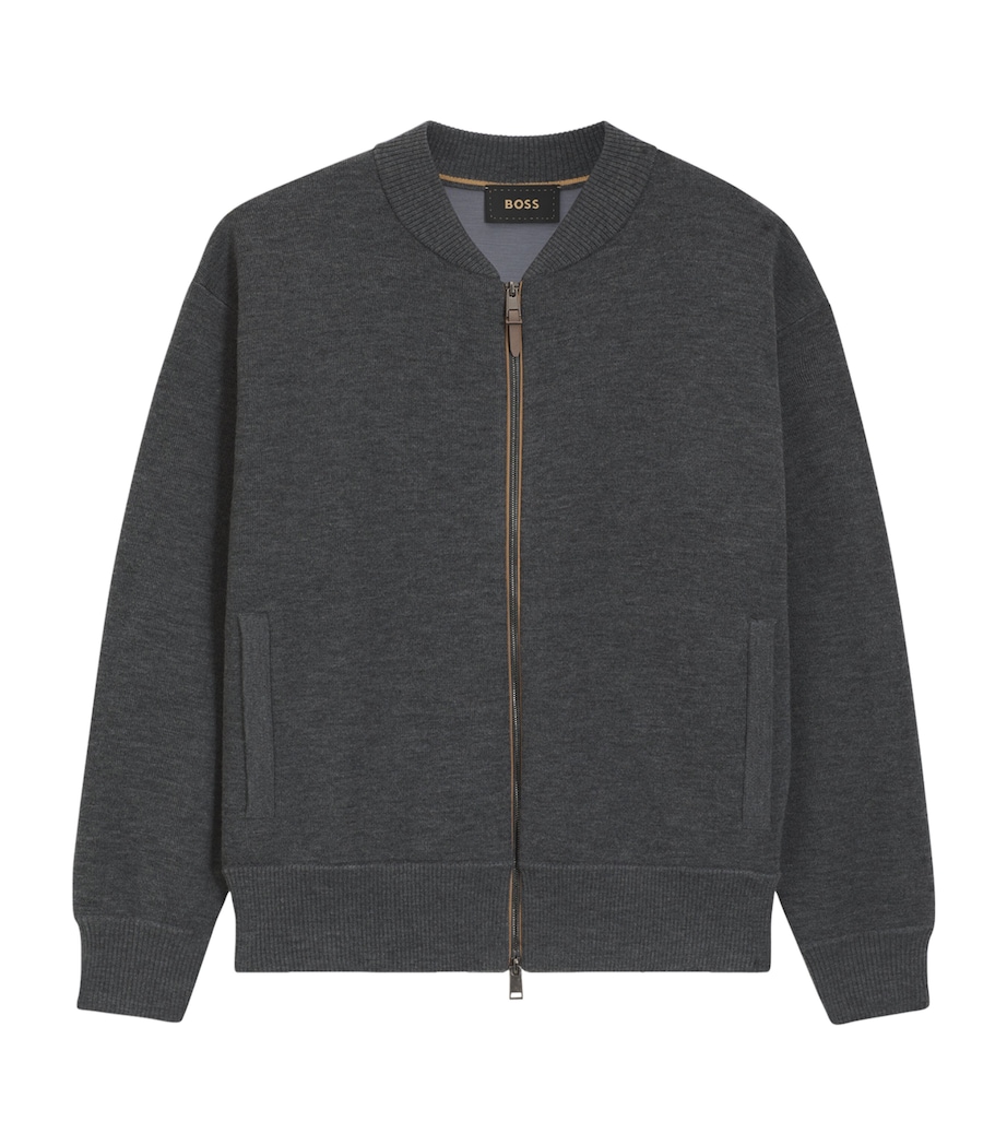 Wool-Blend Bomber Jacket 030 Image 1