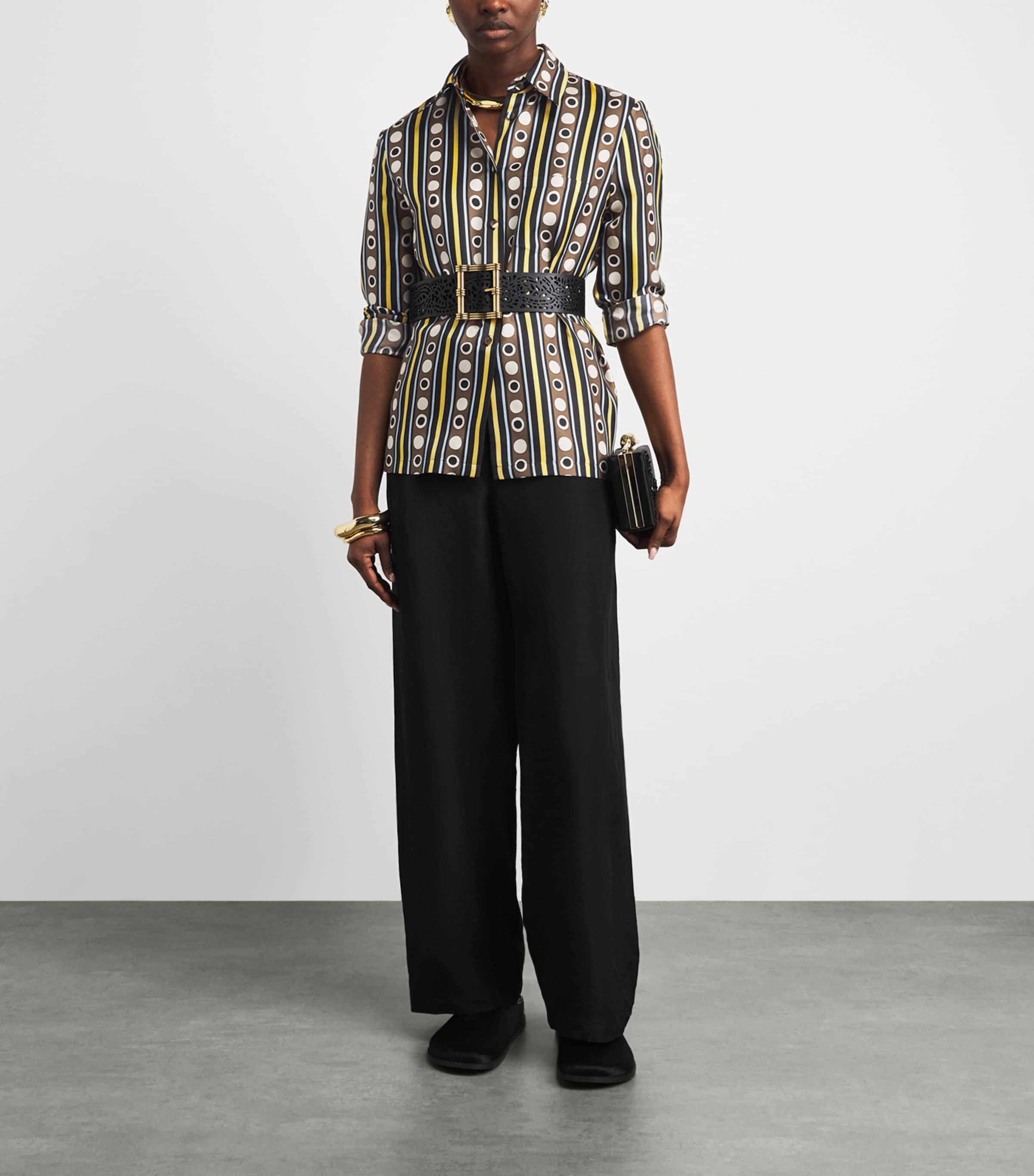 La Doublej Womens Silk Printed Shirt Sanctuary Image 2