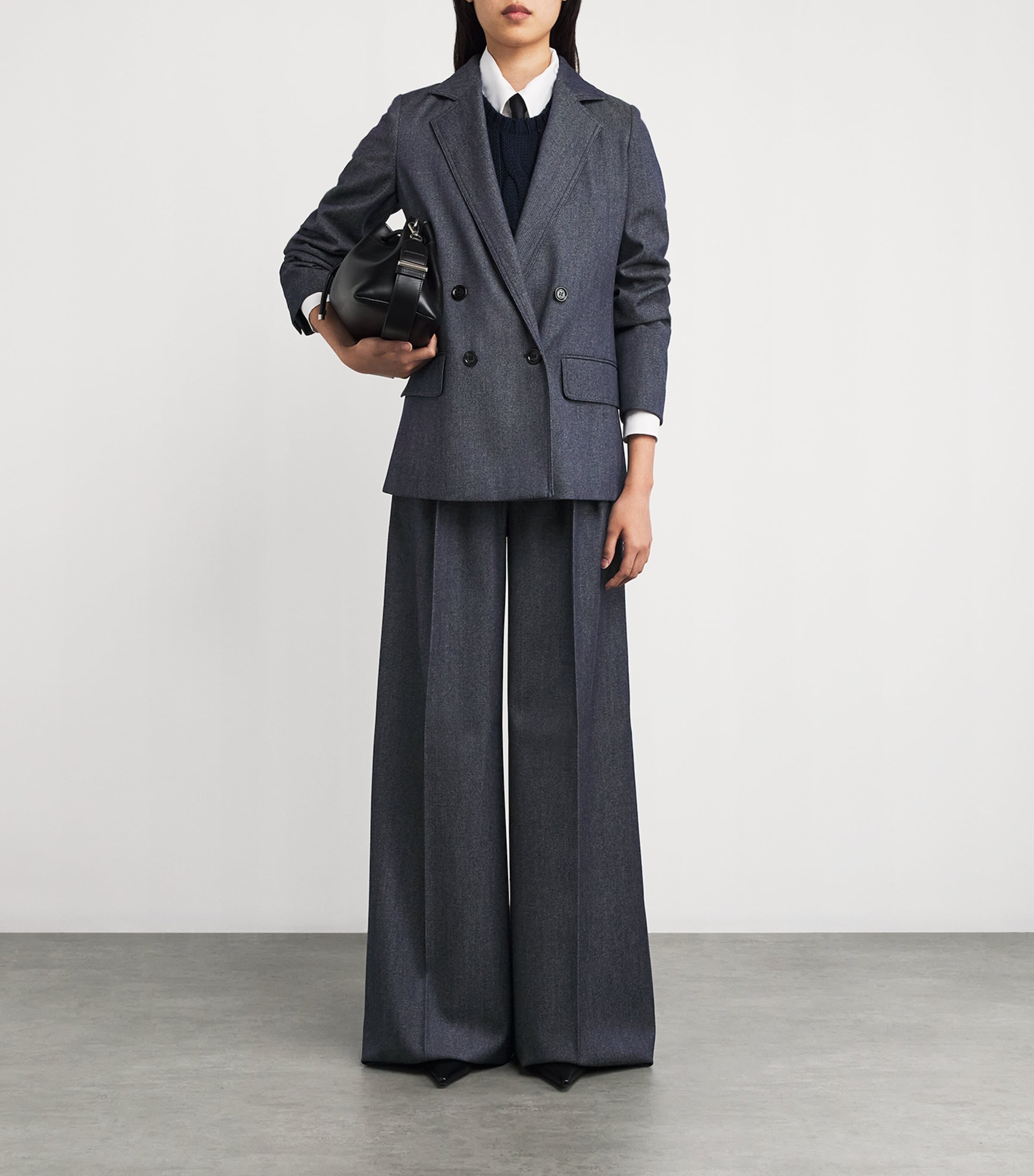 Virgin Wool Double-Breasted Blazer ULTRAMARINE Image 2