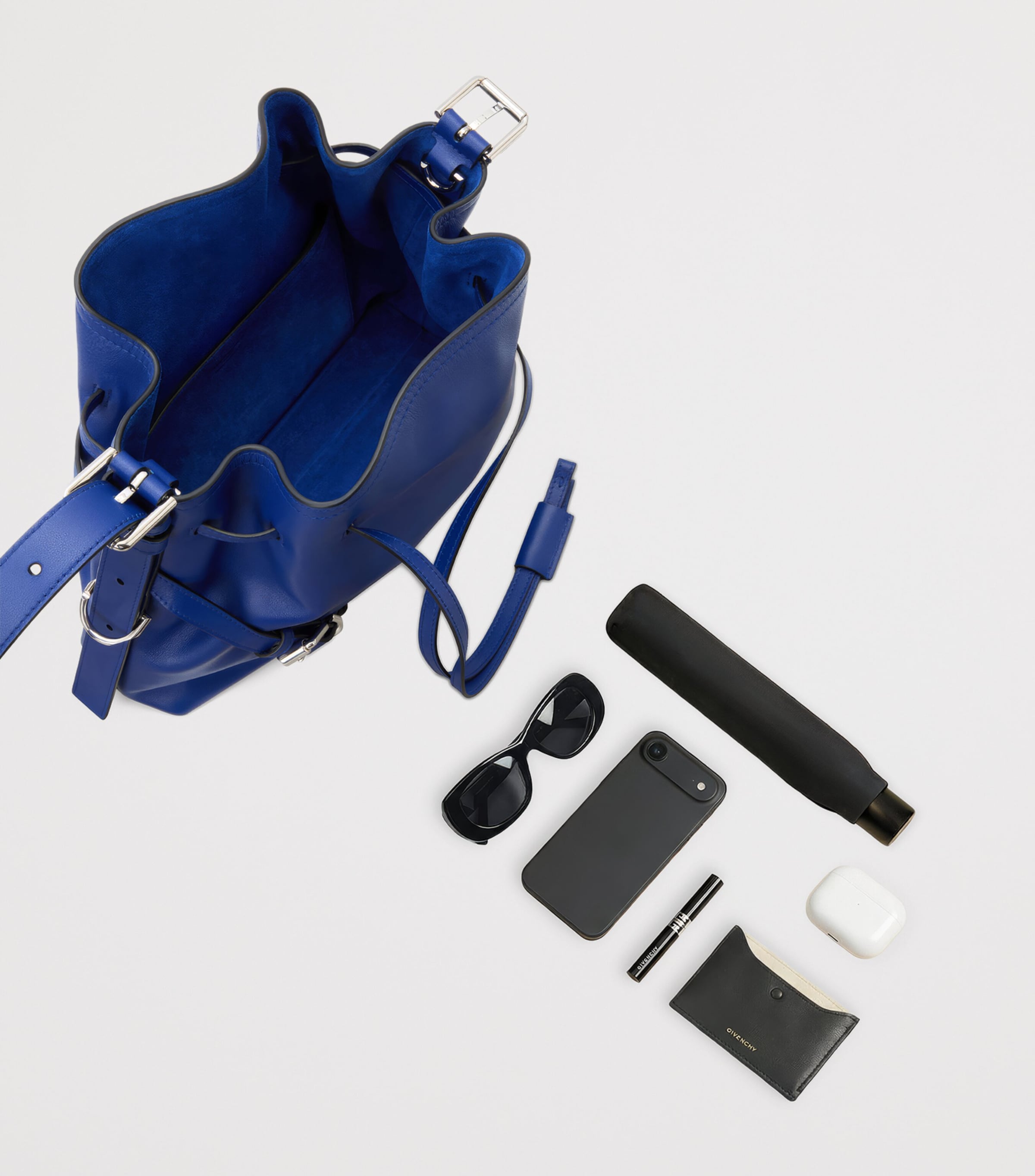 Givenchy Small Leather Voyou Bucket Bag Image 7