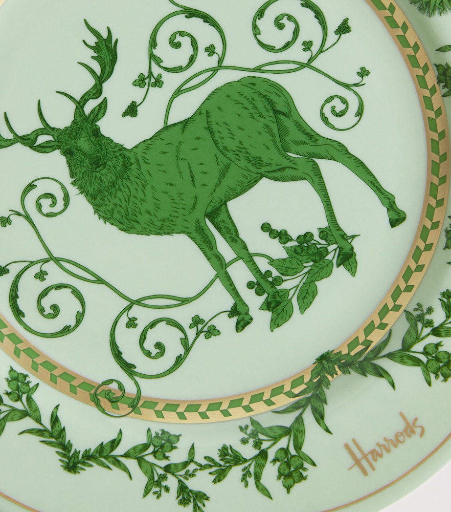 Harrods Menagerie Side Plate (20.5cm) Pink Image 3