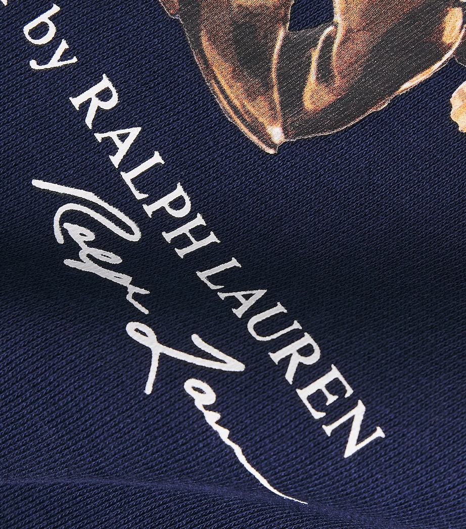 Cotton-Blend Polo Bear Sweatshirt NWPRT NVY-SOCIETY BR Image 5