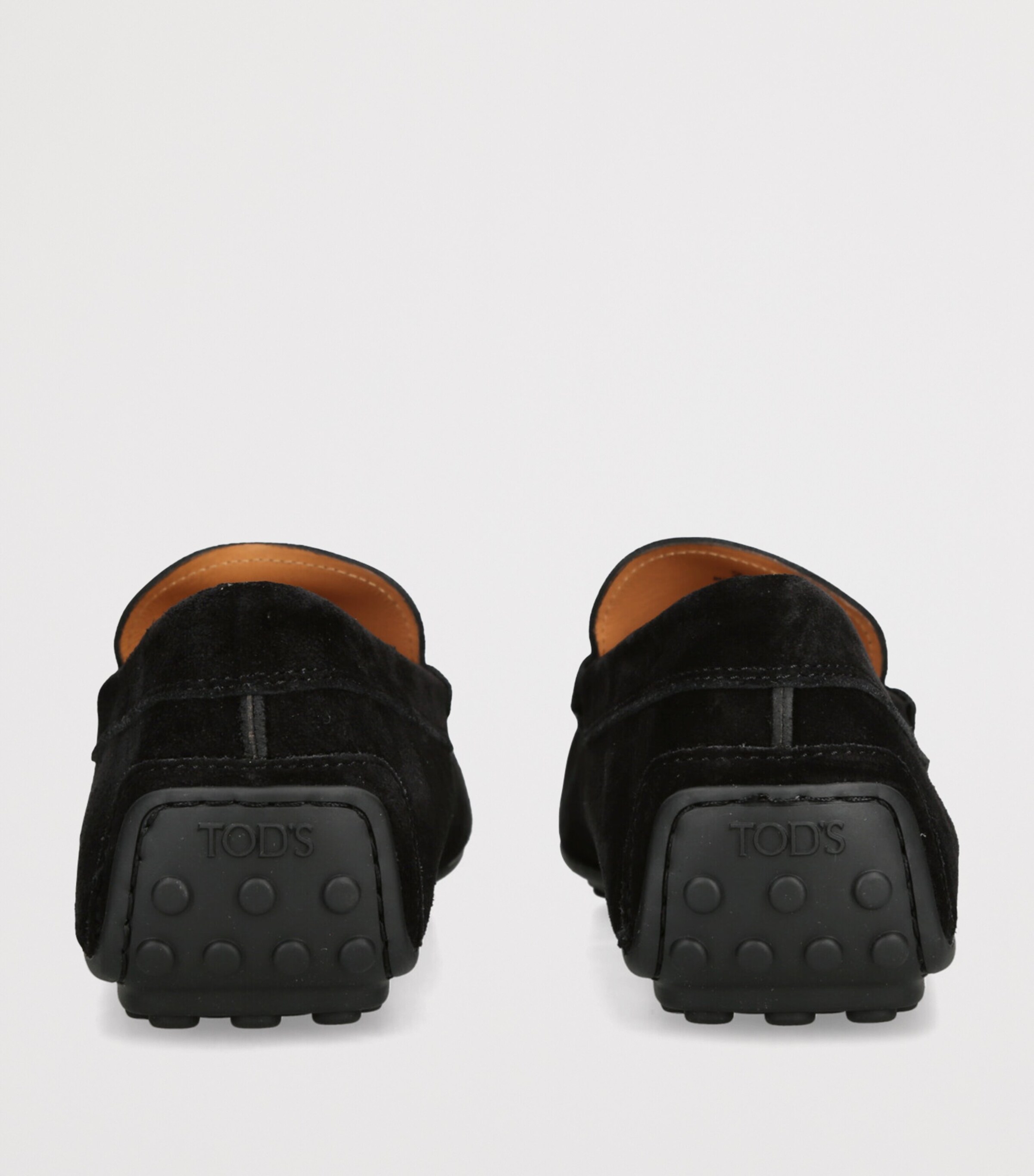 Tod's Suede City Gommino Loafers Black Image 2