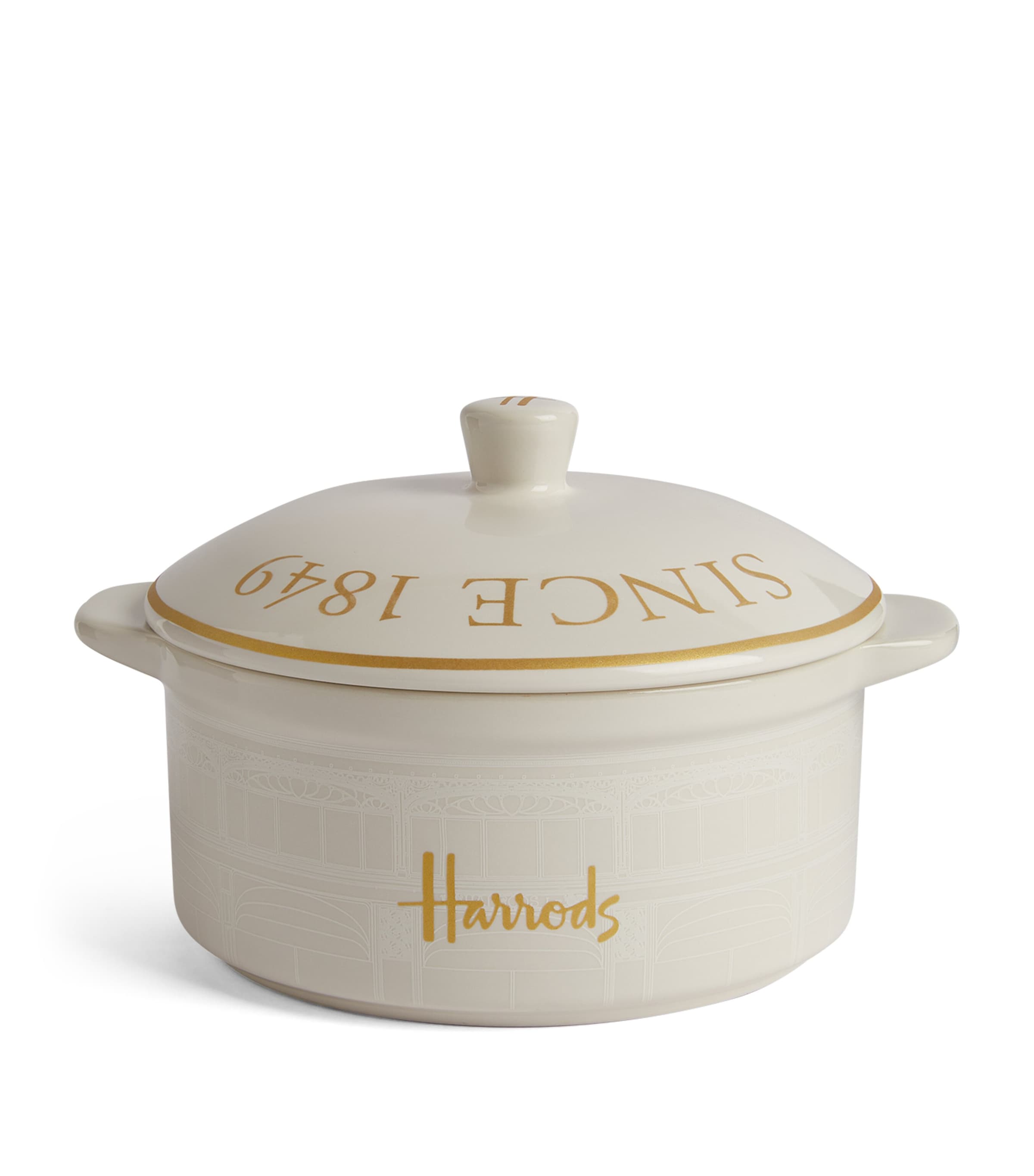 Harrods Ceramic Cheese Baker In White