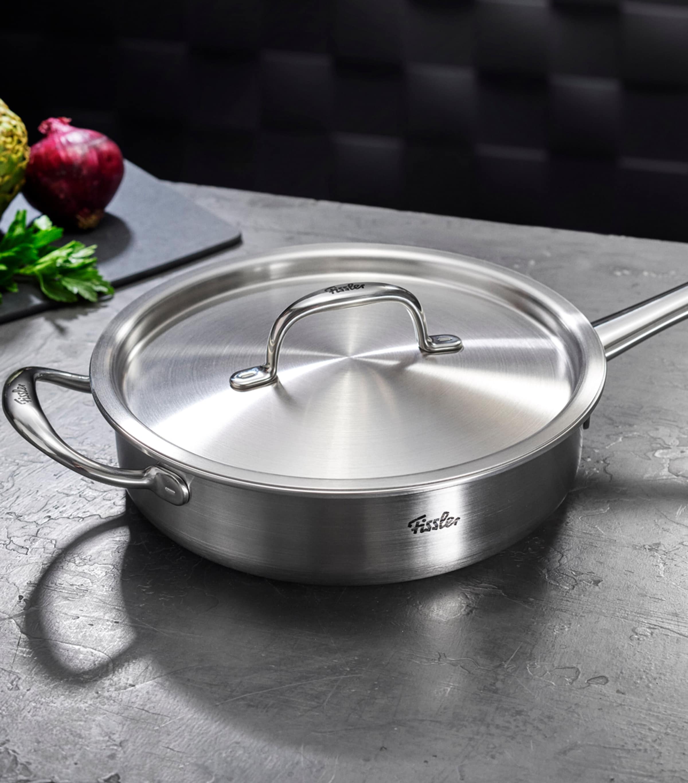 Stainless Steel M5 Pro-Ply Sauté Pan (24cm) GREY Image 7