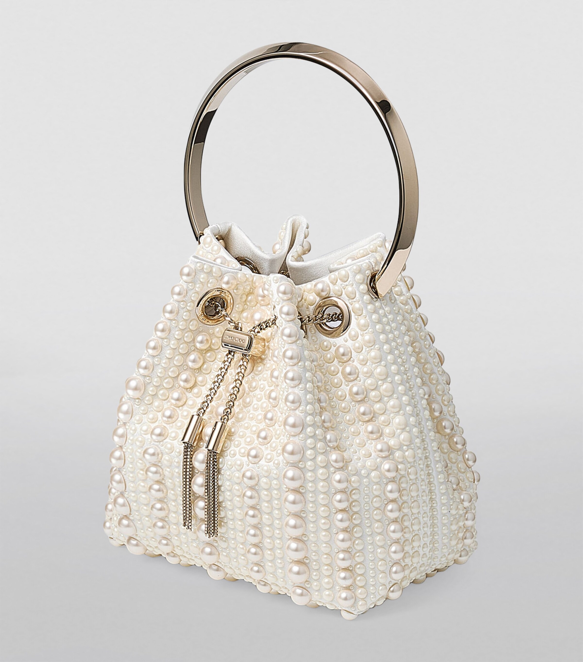 Pearl Bon Bon Top-Handle Bag IVORY Image 2