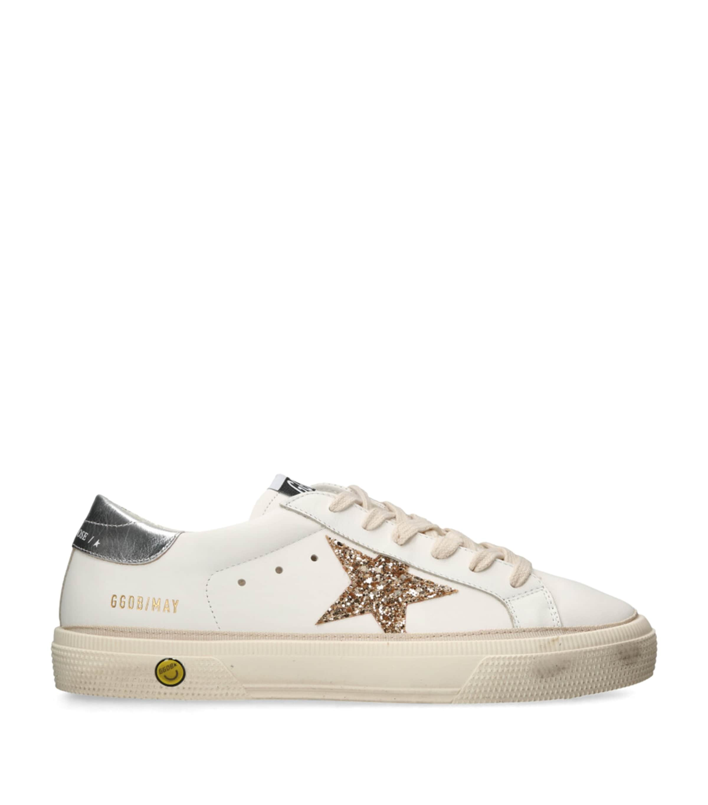 Golden Goose Leather May Sneakers Harrods UK