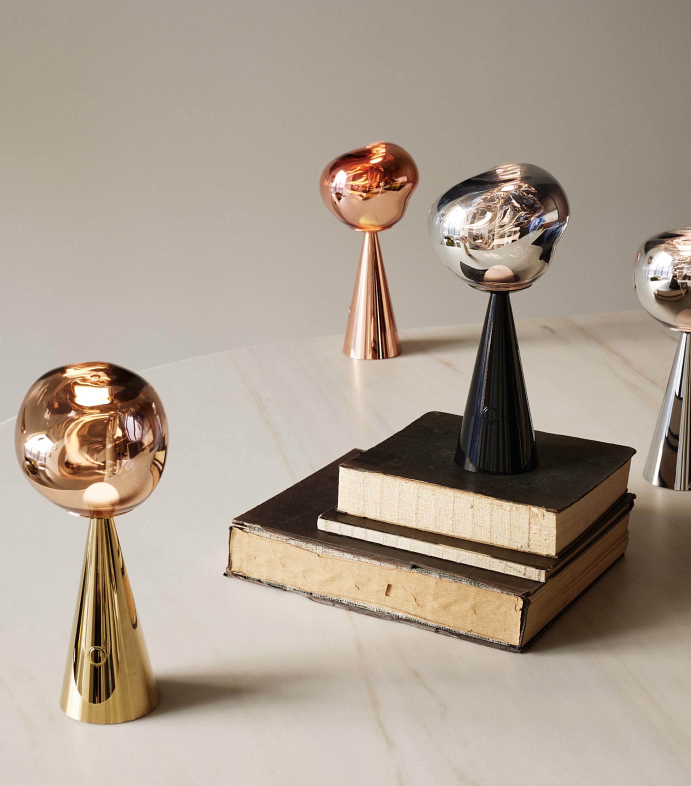 Tom Dixon Portable Melt Table Lamp Gold Image 4