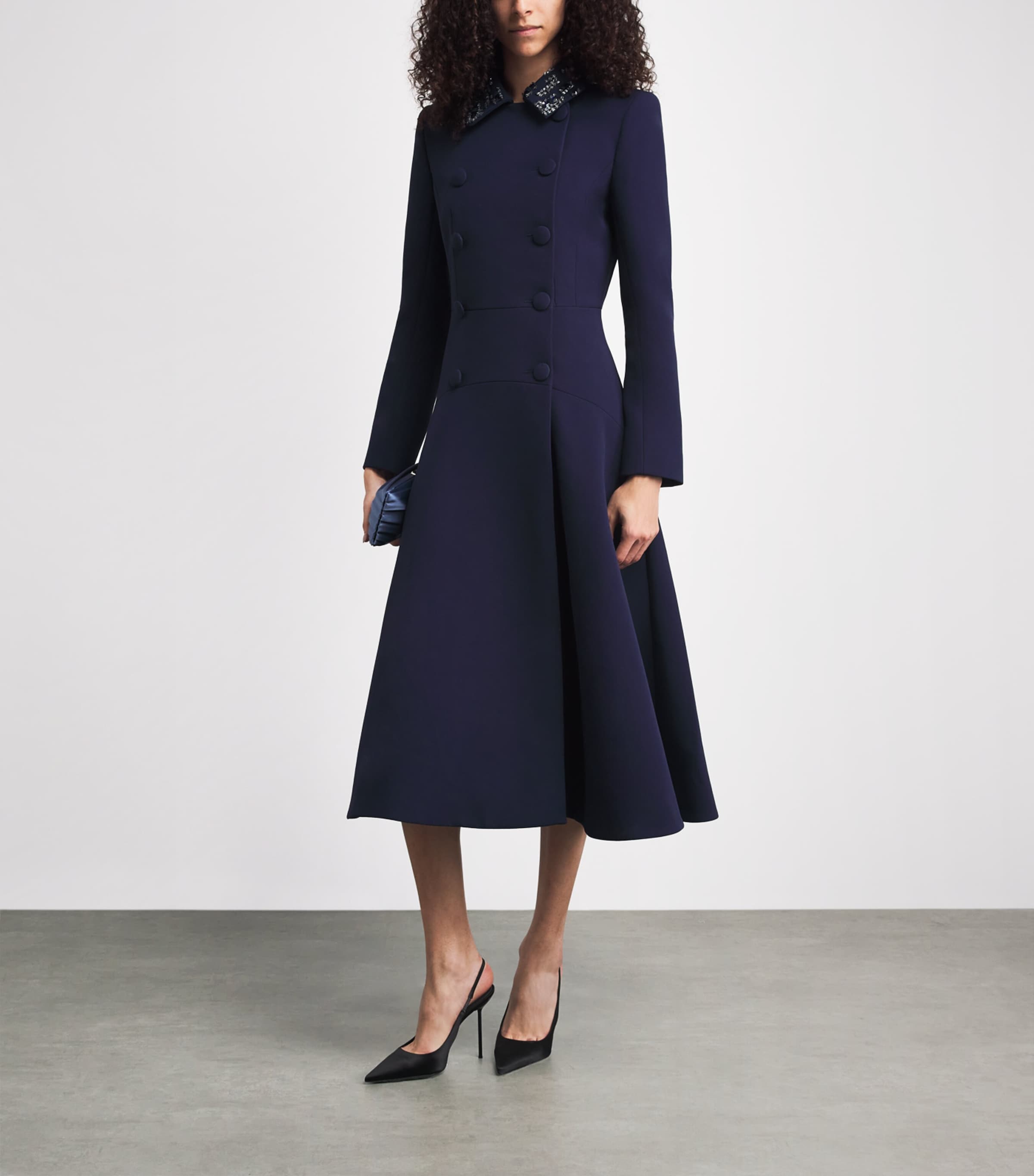 Double-Breasted Lucilla Jacket AZURITE W MULTI BLUE Image 2