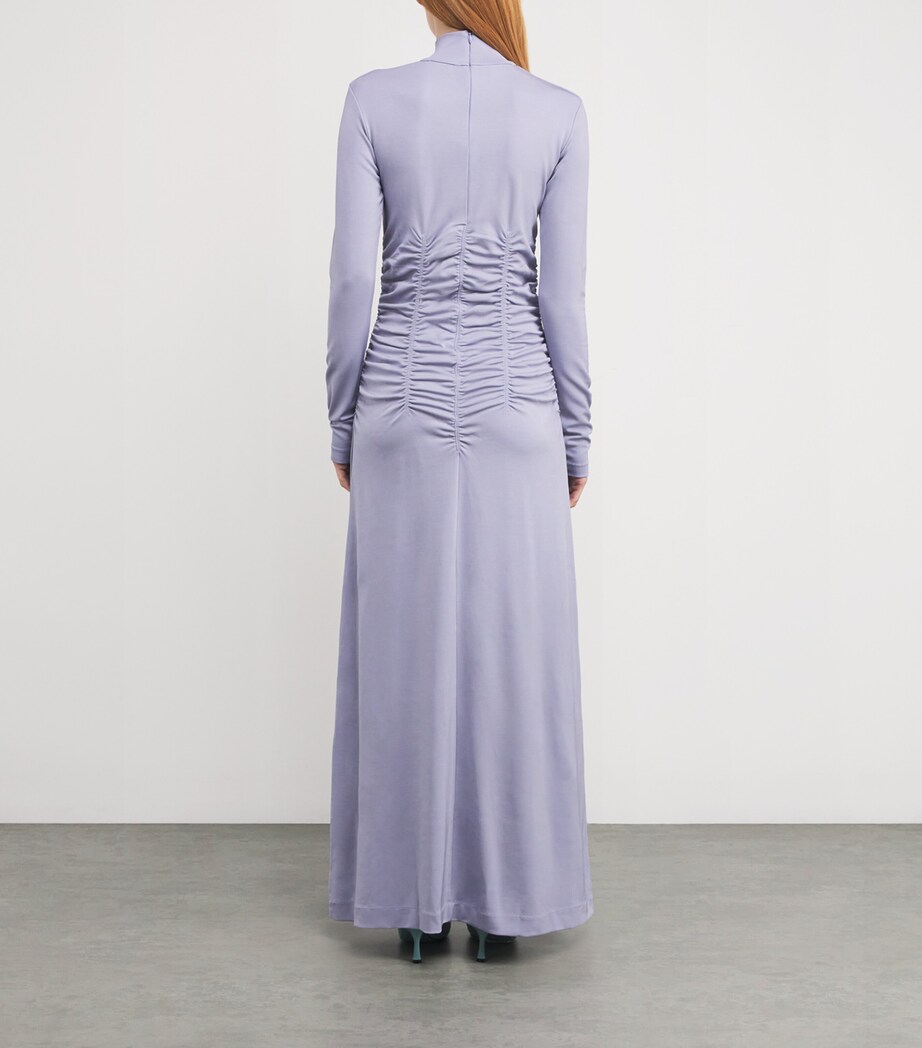 Ruched Maxi Dress 6004 HYACINTH Image 3