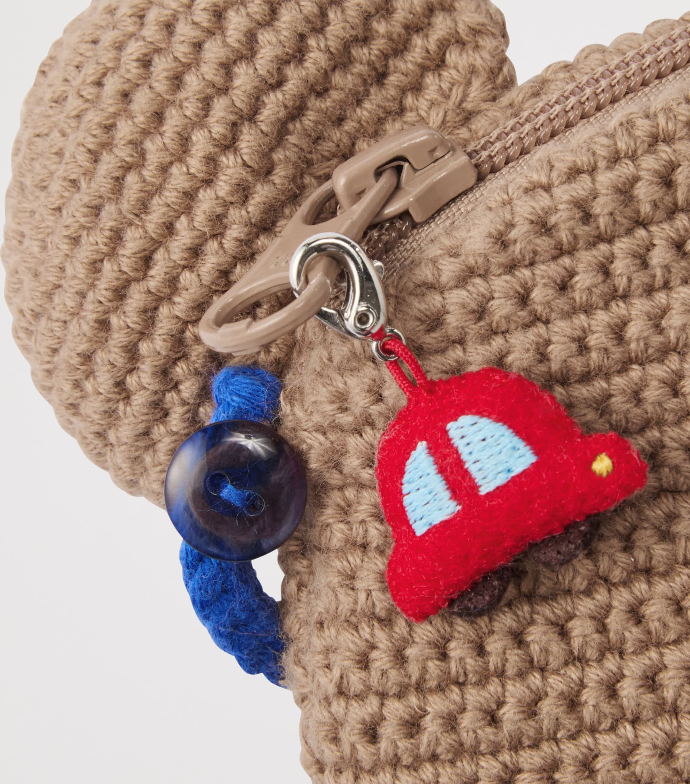 Miki House Knitted Bear Cross-Body Bag Image 5