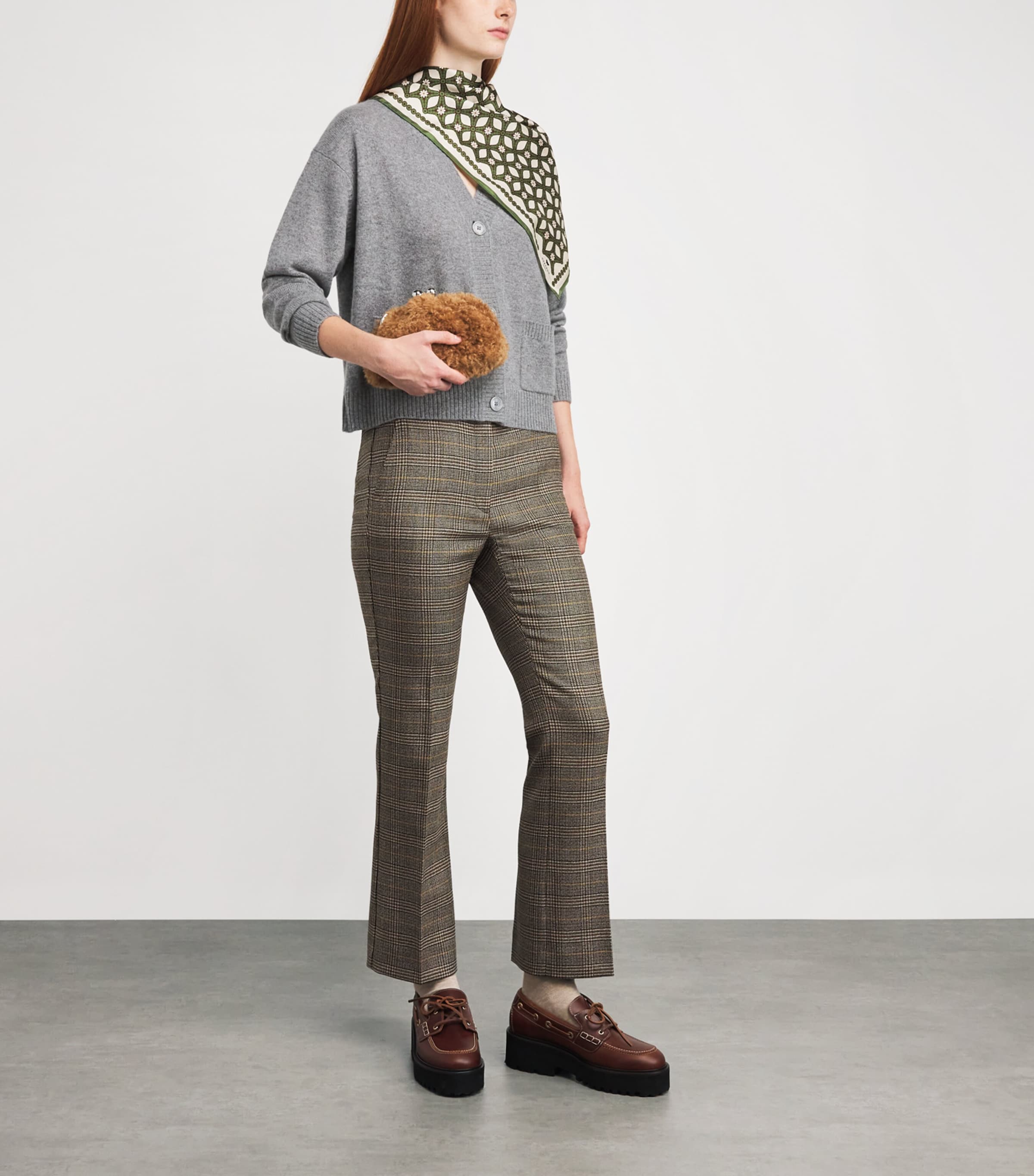 Virgin Wool Cardigan MEDIUM GREY Image 2