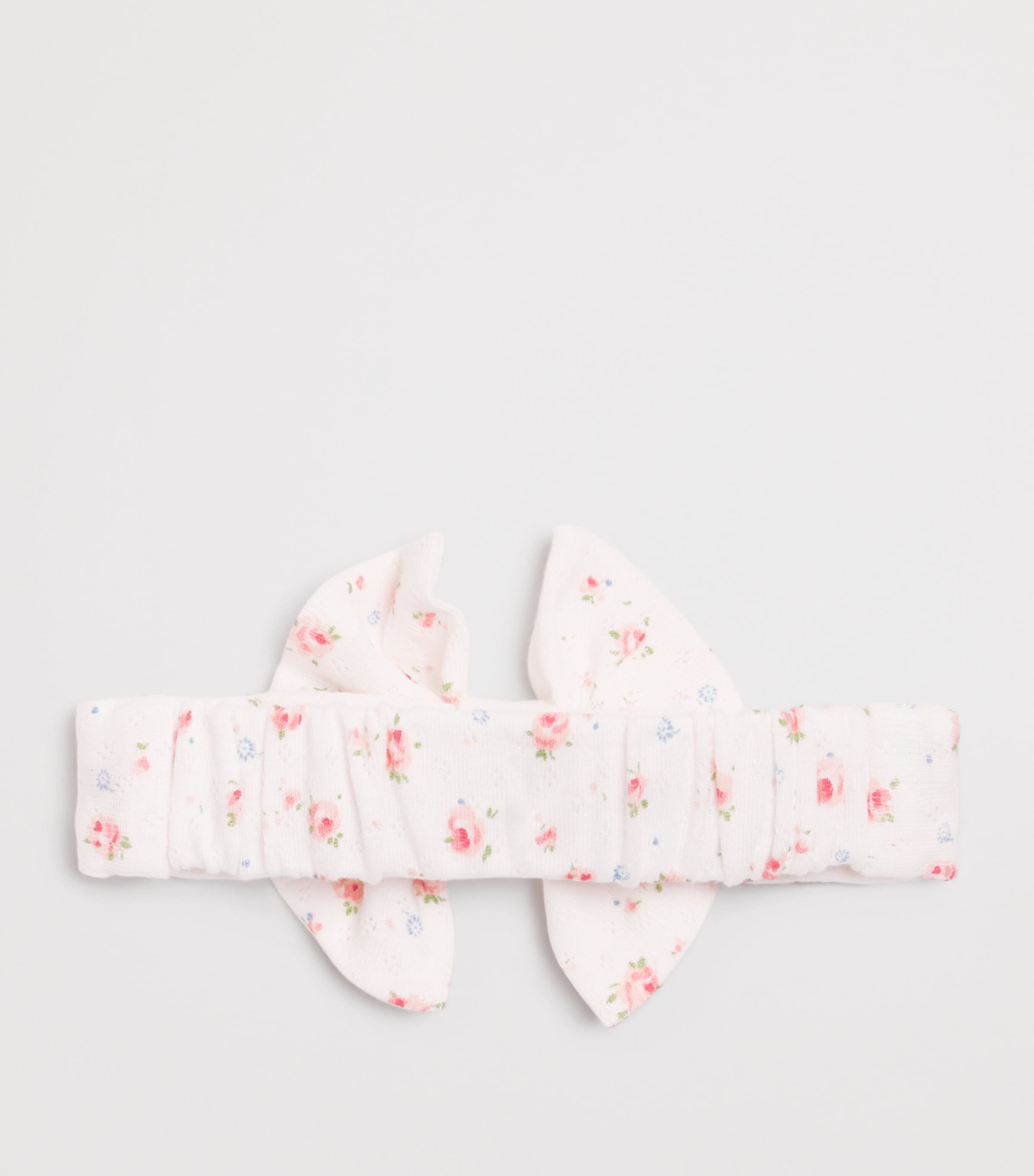 Cotton Floral Bow Headband 13NACRE Image 2