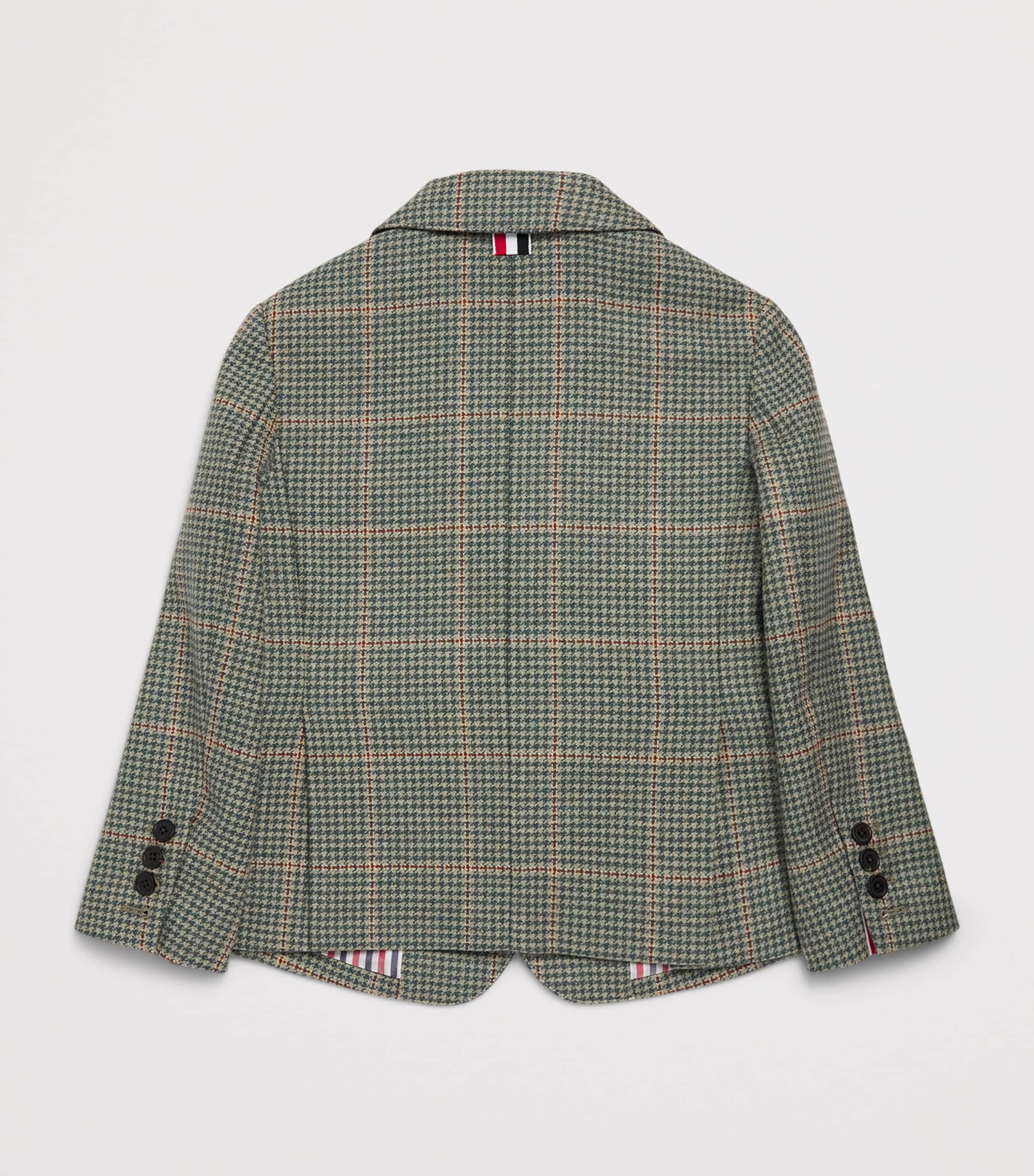 Tweed Herringbone Blazer (2-12 Years) GREEN Image 2