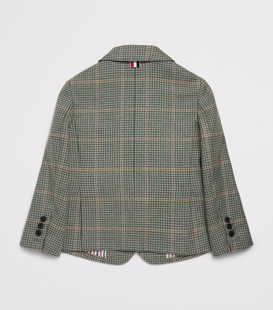 Tweed Herringbone Blazer (2-12 Years) GREEN Image 2