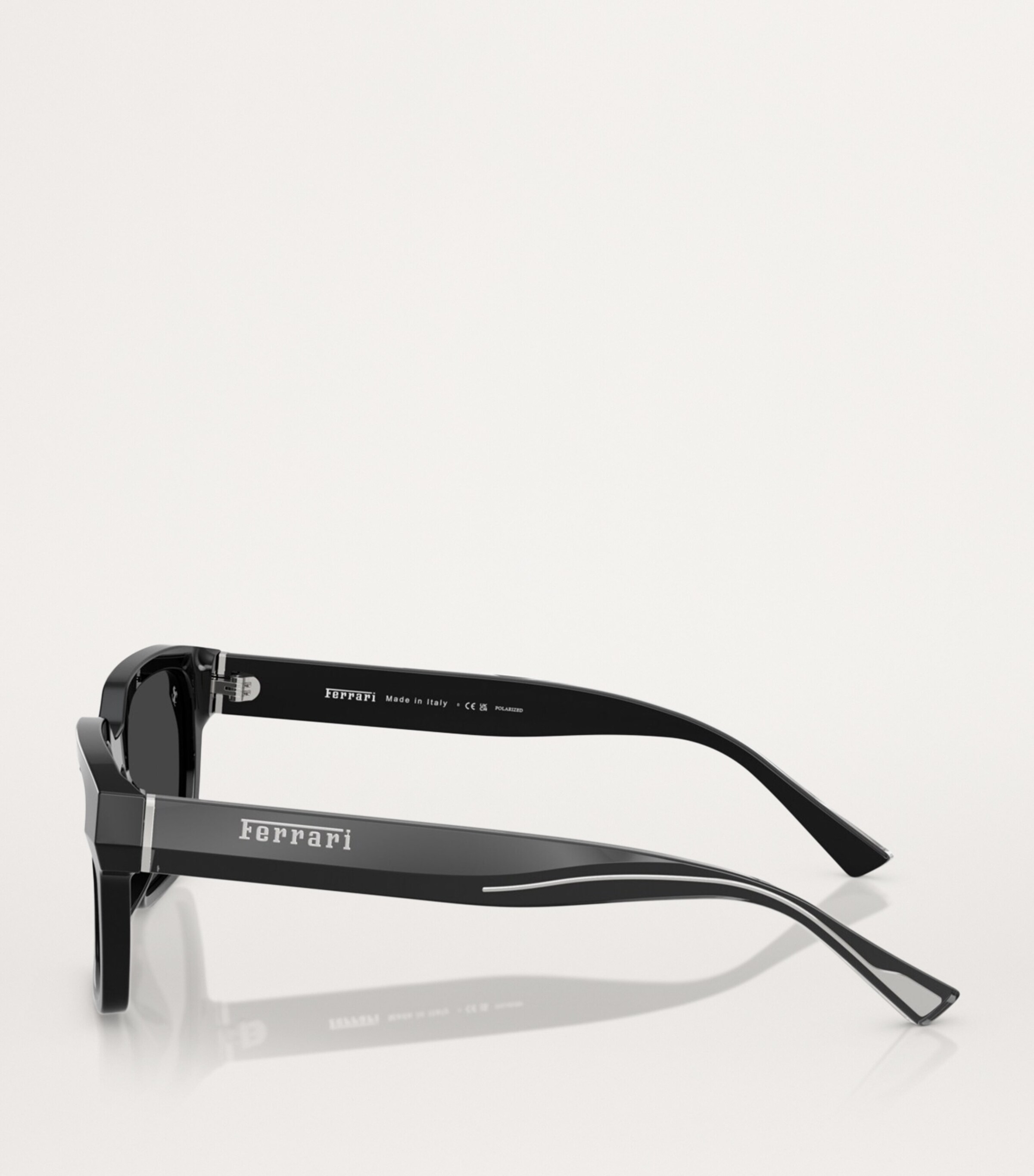 Ferrari Acetate Square Polarised Sunglasses Image 3