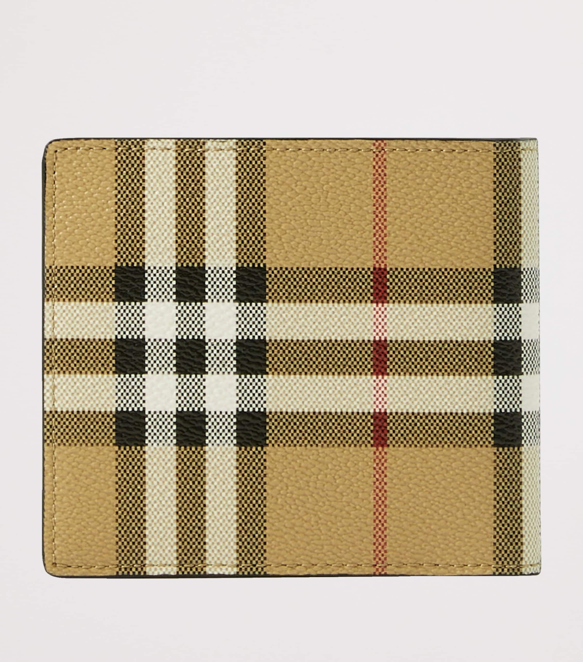 Check Bifold Coin Wallet ARCHIVE BEIGE Image 2