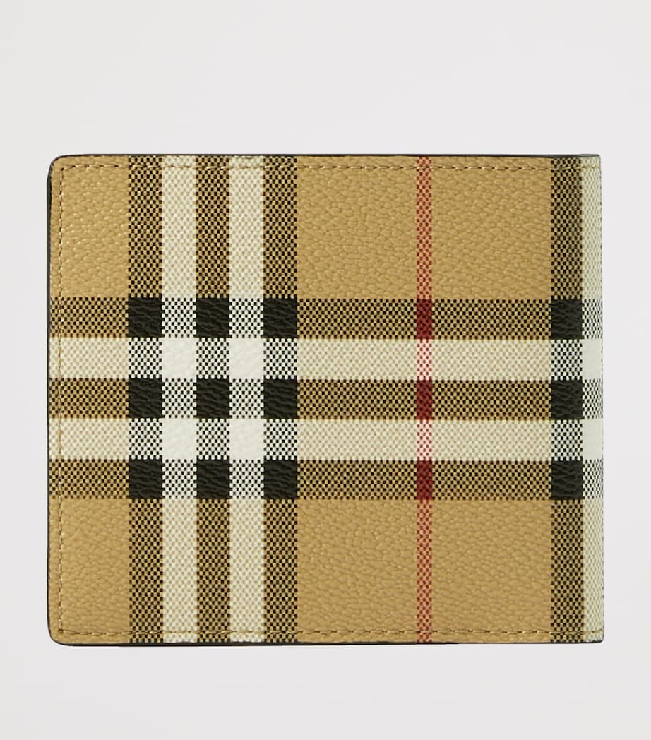 Check Bifold Coin Wallet ARCHIVE BEIGE Image 2